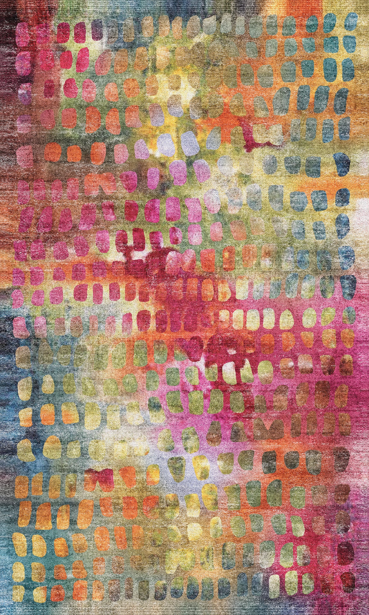 Carolina Konstnärlig rutmatta