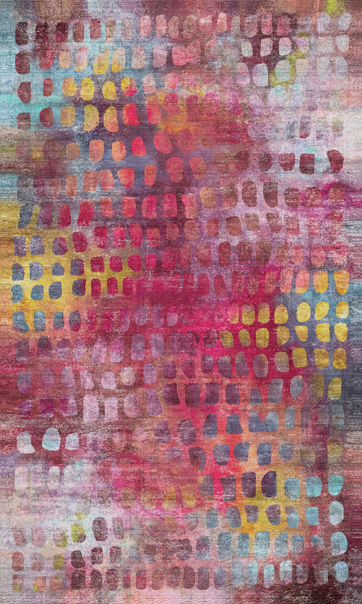 Carolina Konstnärlig rutmatta