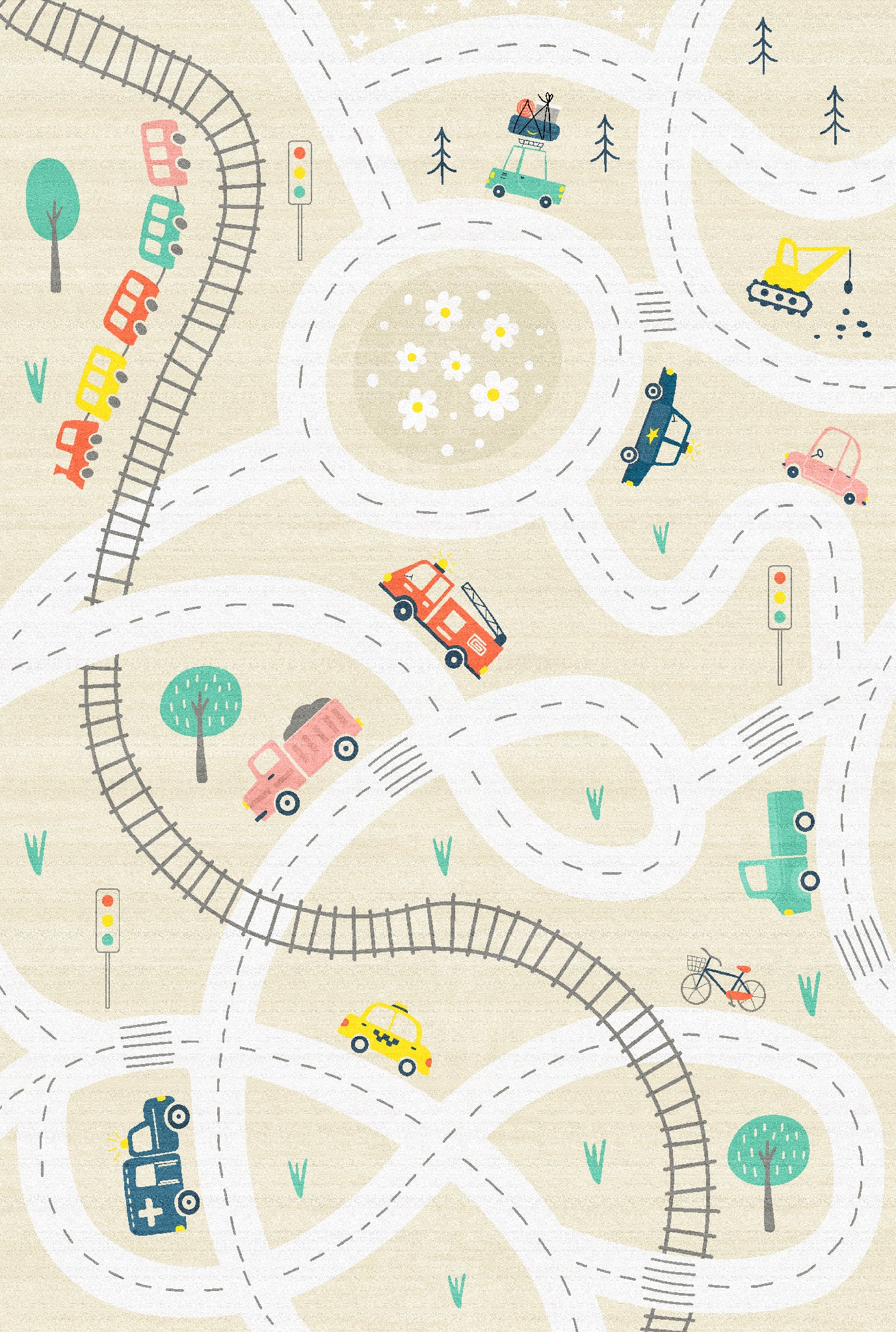 Finn Пътна карта Adventure Rug