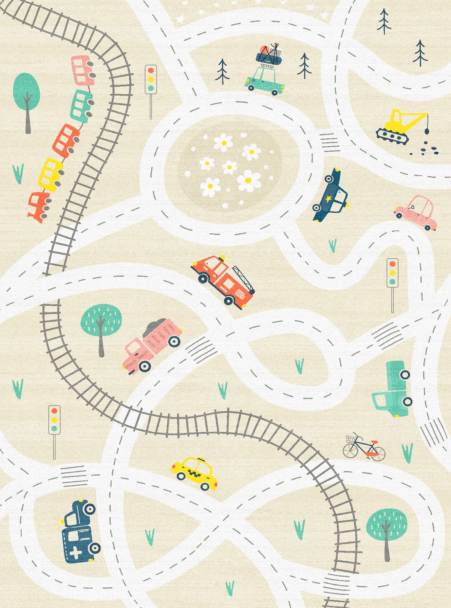 Finn Пътна карта Adventure Rug