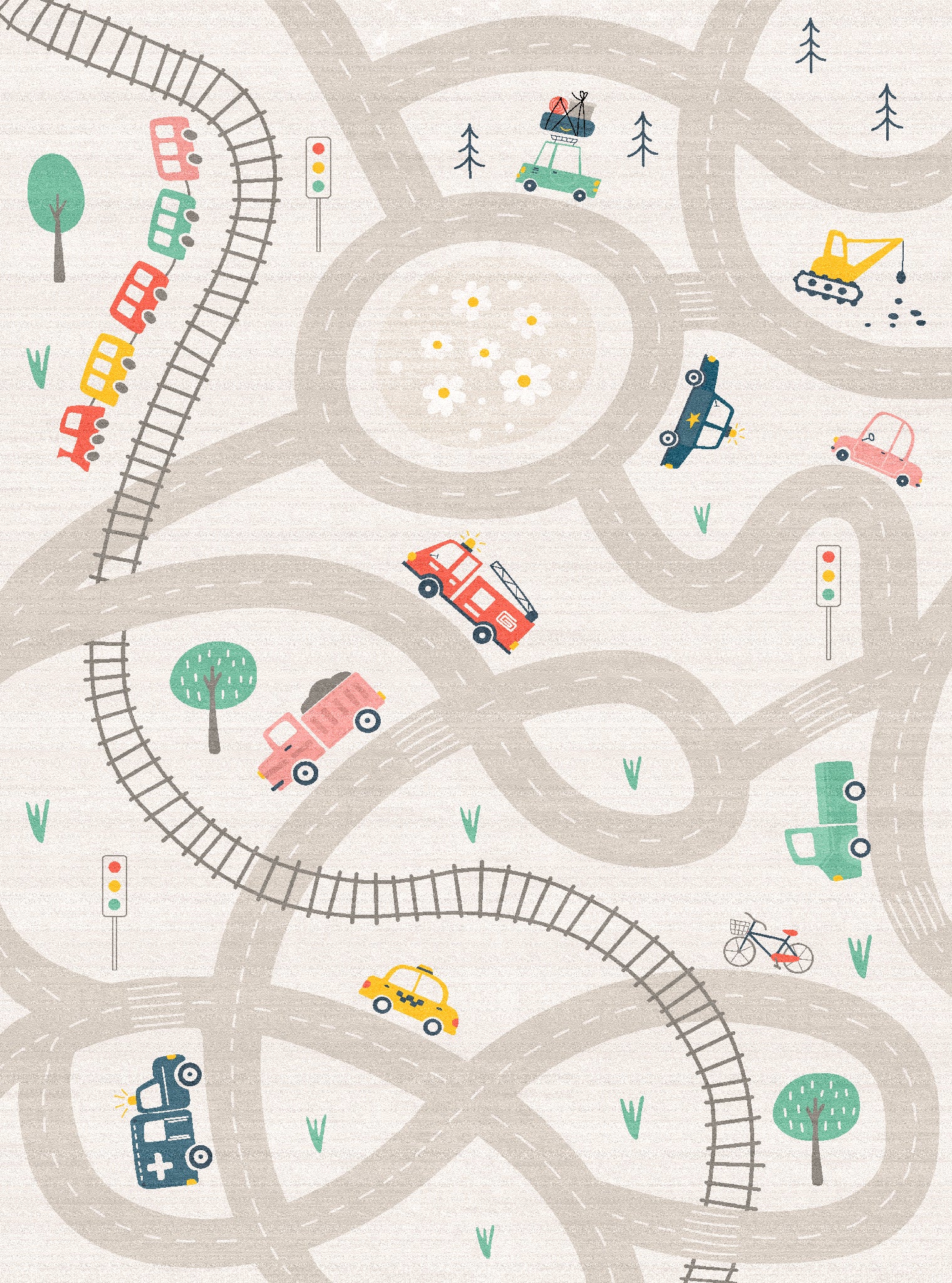 Finn Пътна карта Adventure Rug