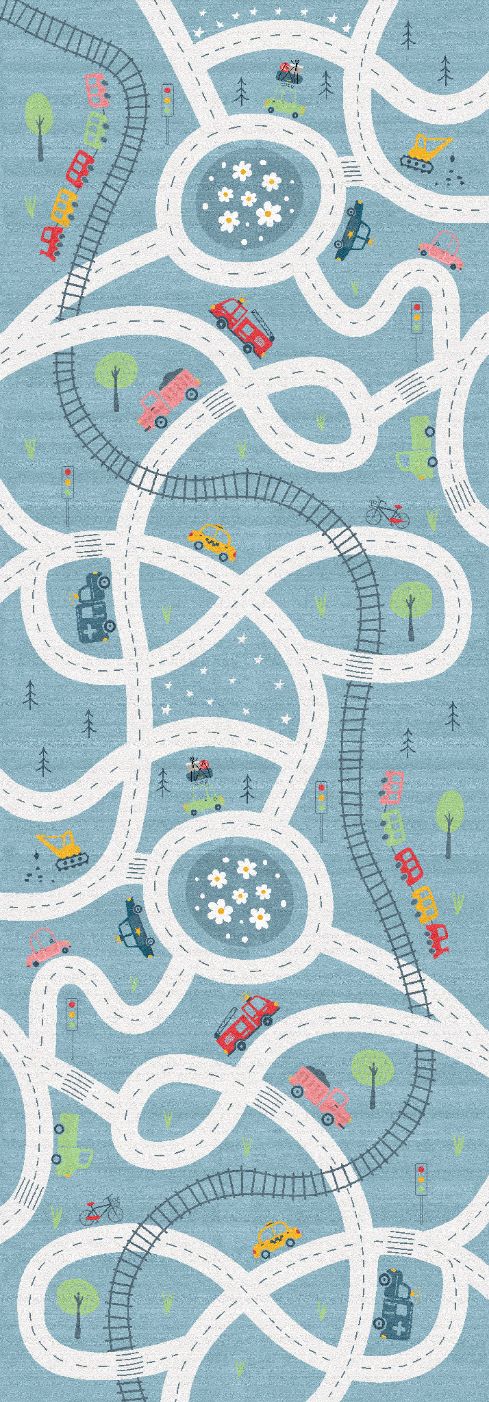 Finn Road Map Adventure Rug