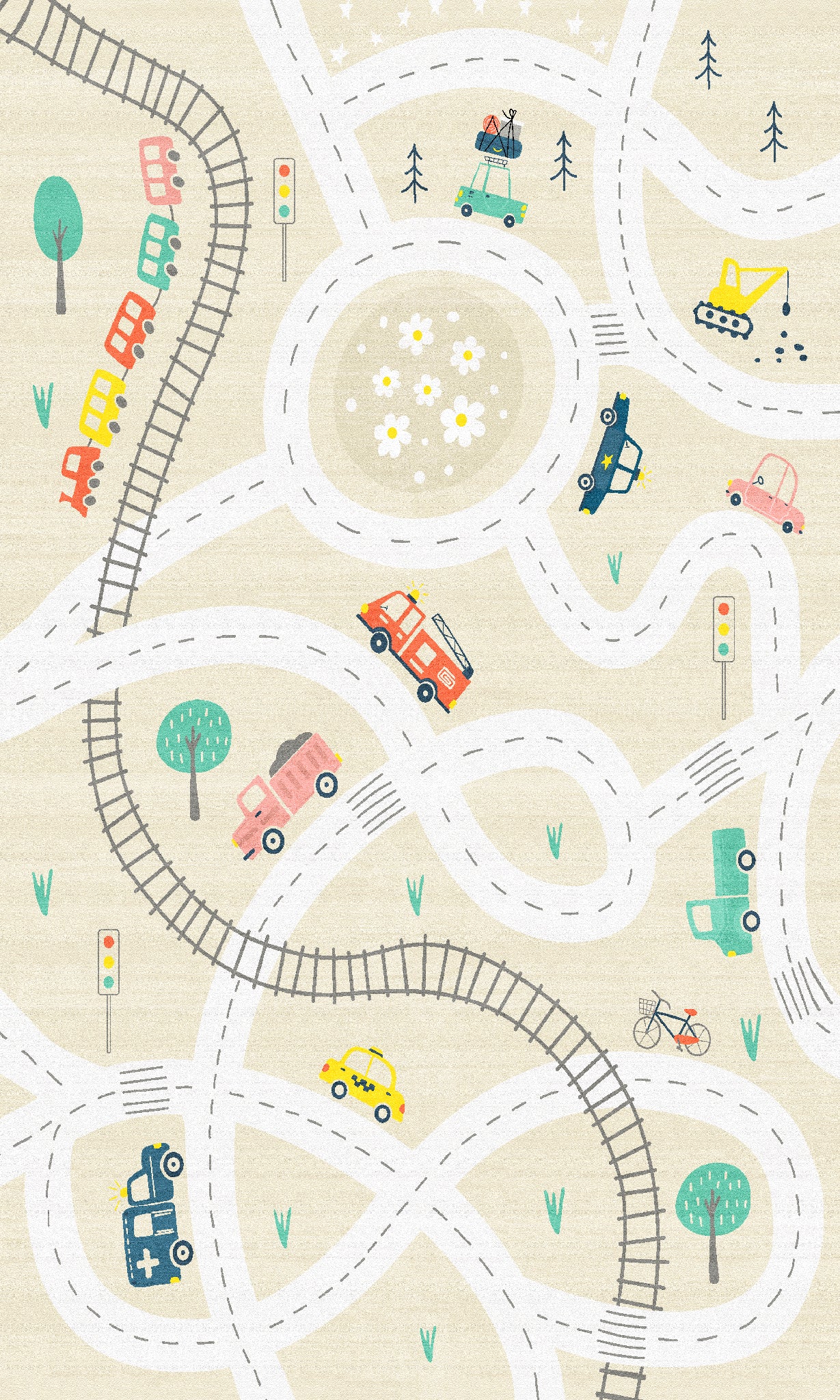 Finn Пътна карта Adventure Rug