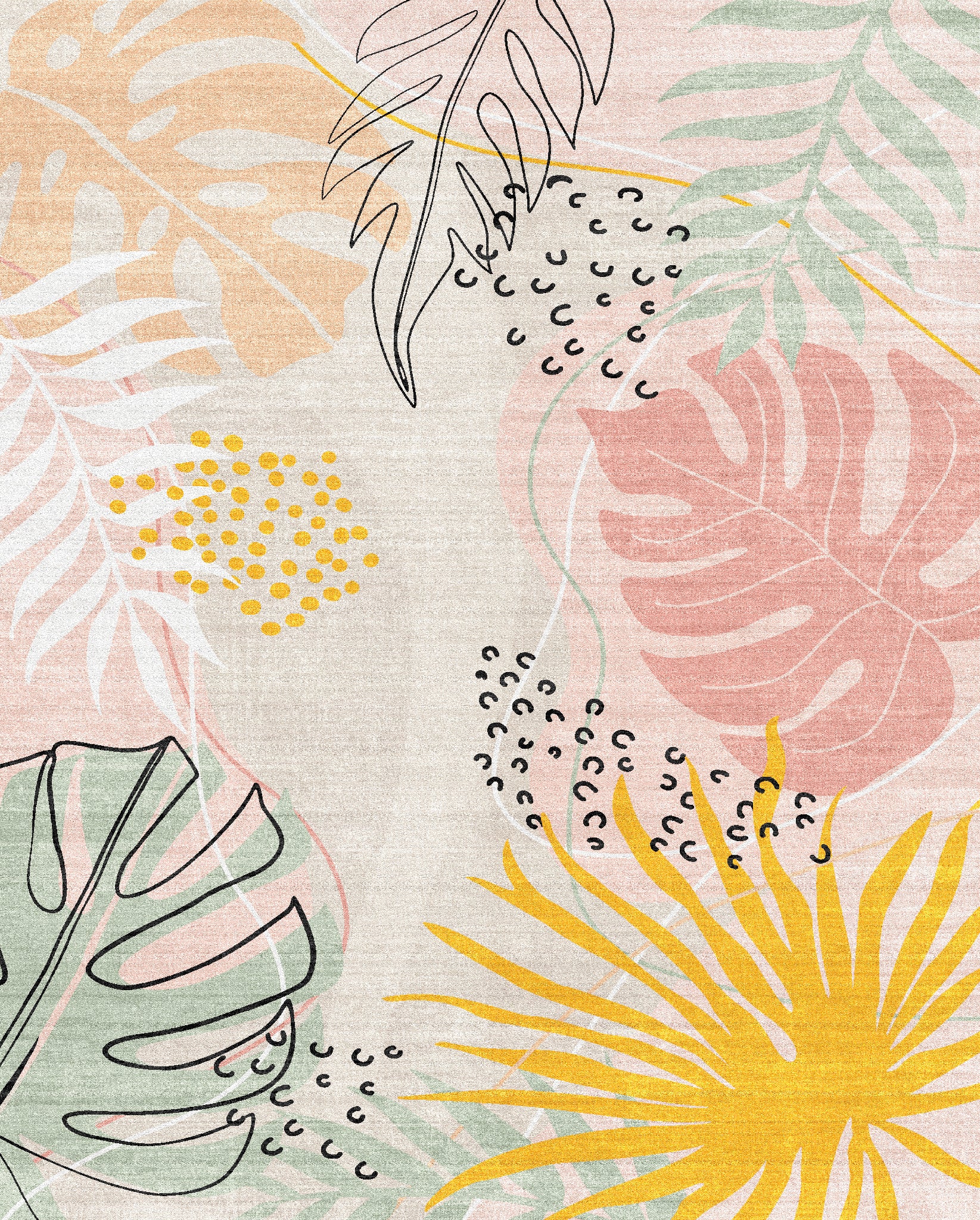 Renee Modern tropisk matta