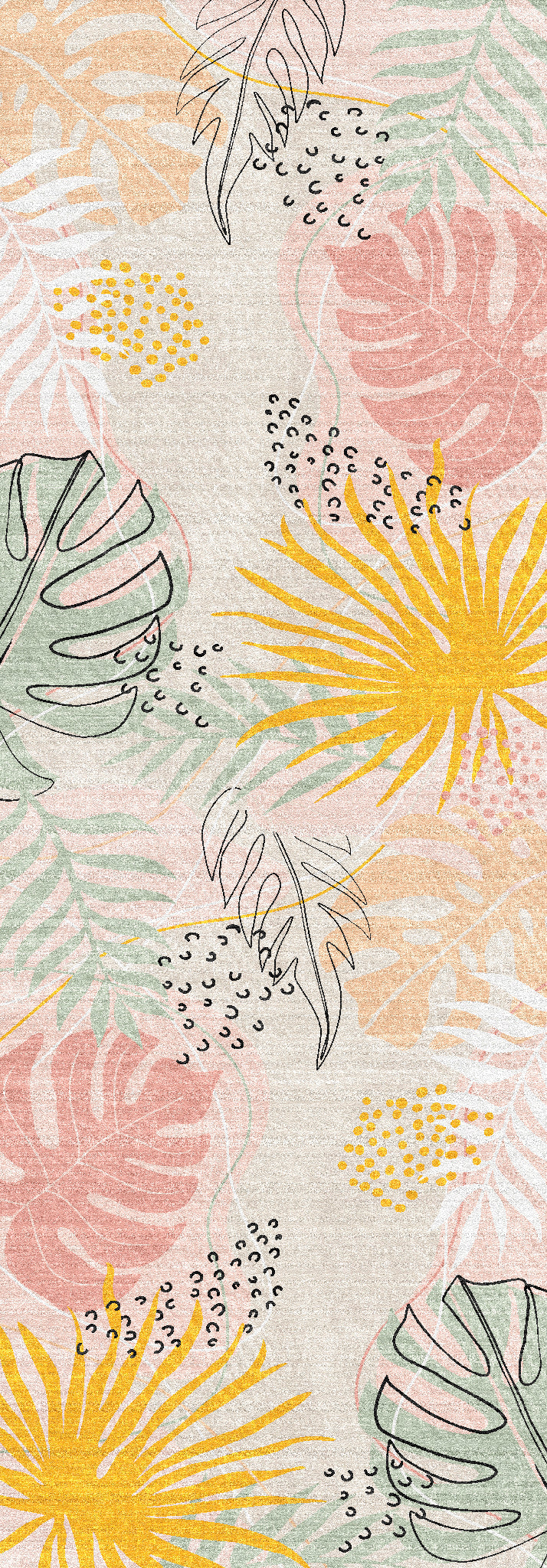 Renee Modern tropisk matta