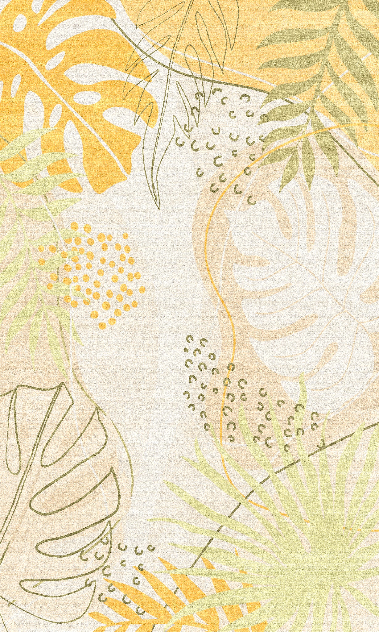 Renee Modern tropisk matta