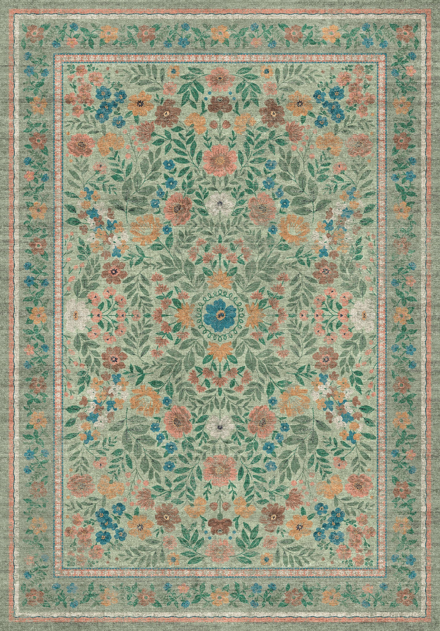 Olivia Vintage Floral Rug