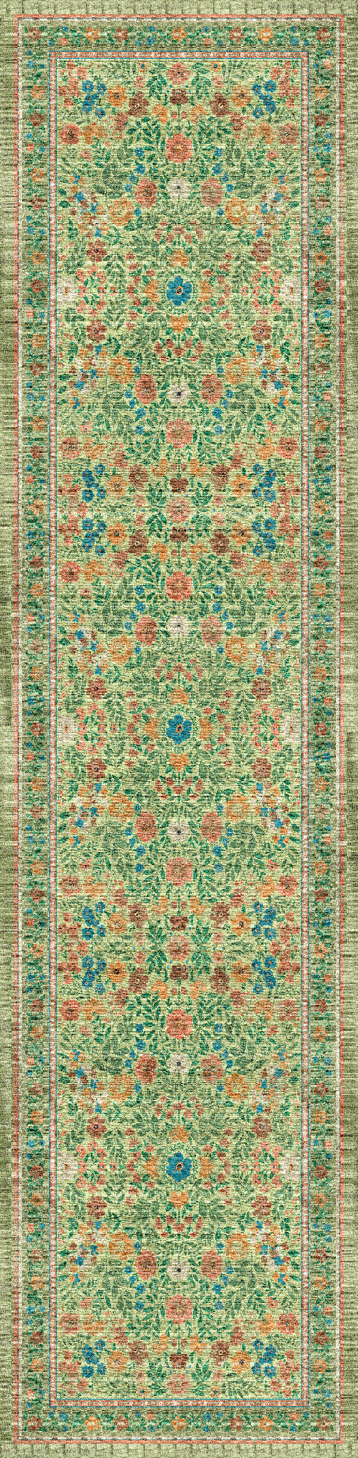 Olivia Tapis floral vintage