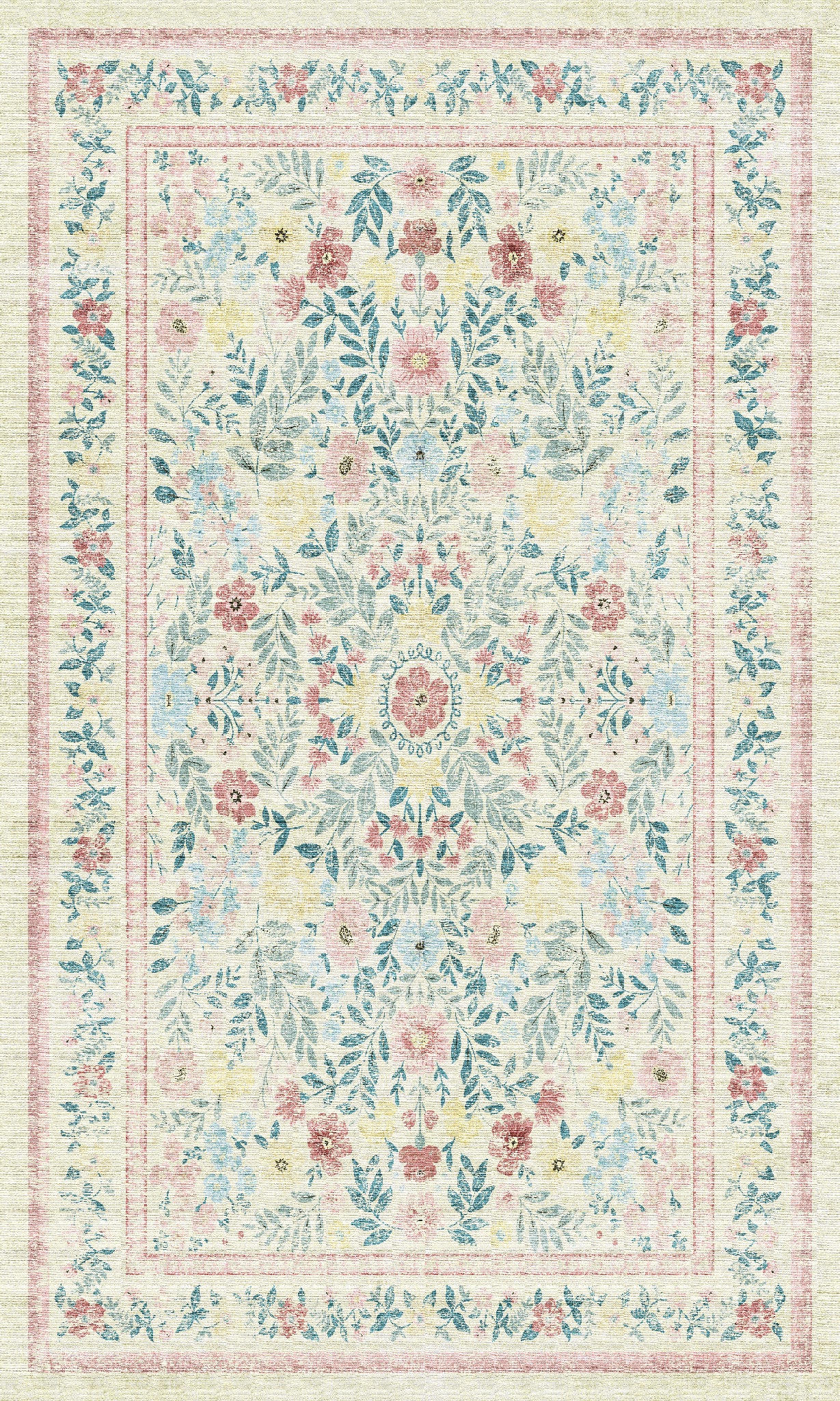 Olivia Vintage Floral Rug