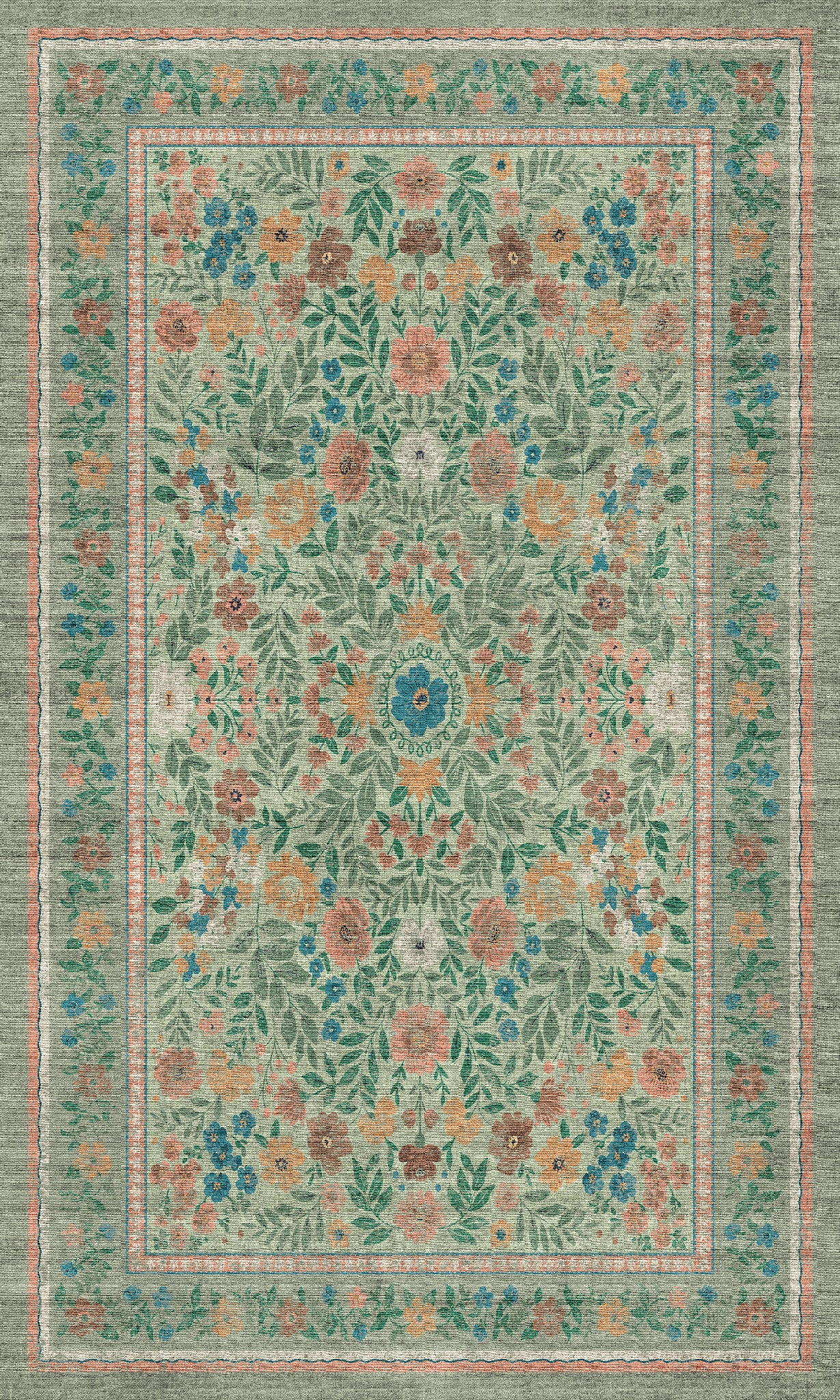 Olivia Vintage Floral Rug