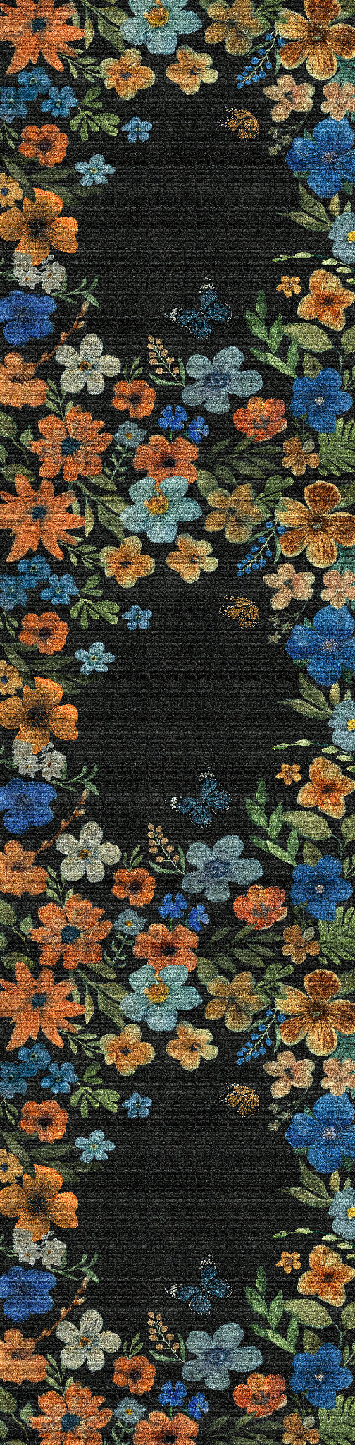 Marbella Floral Frame Rug