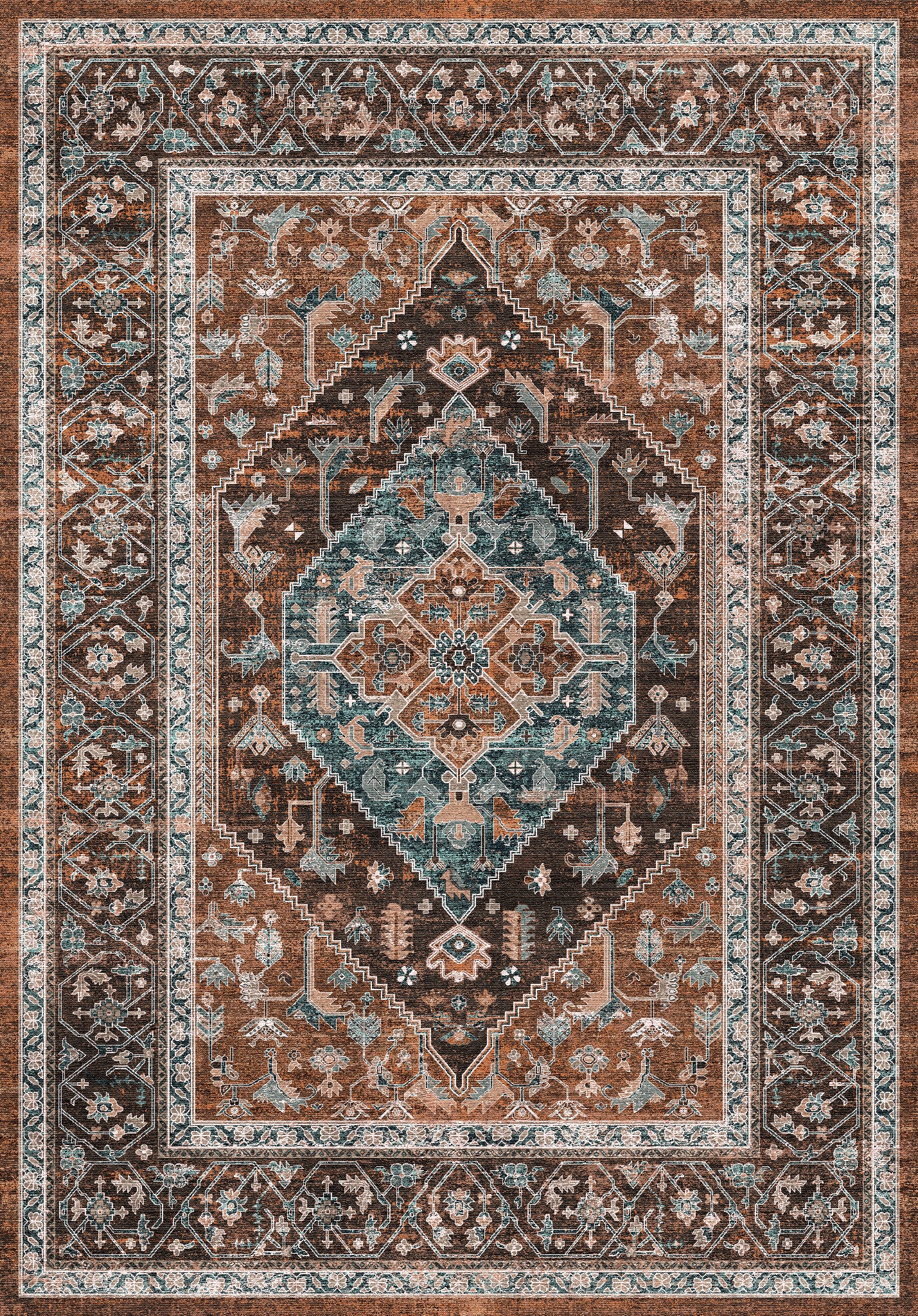 Emme Реколта медальон килим