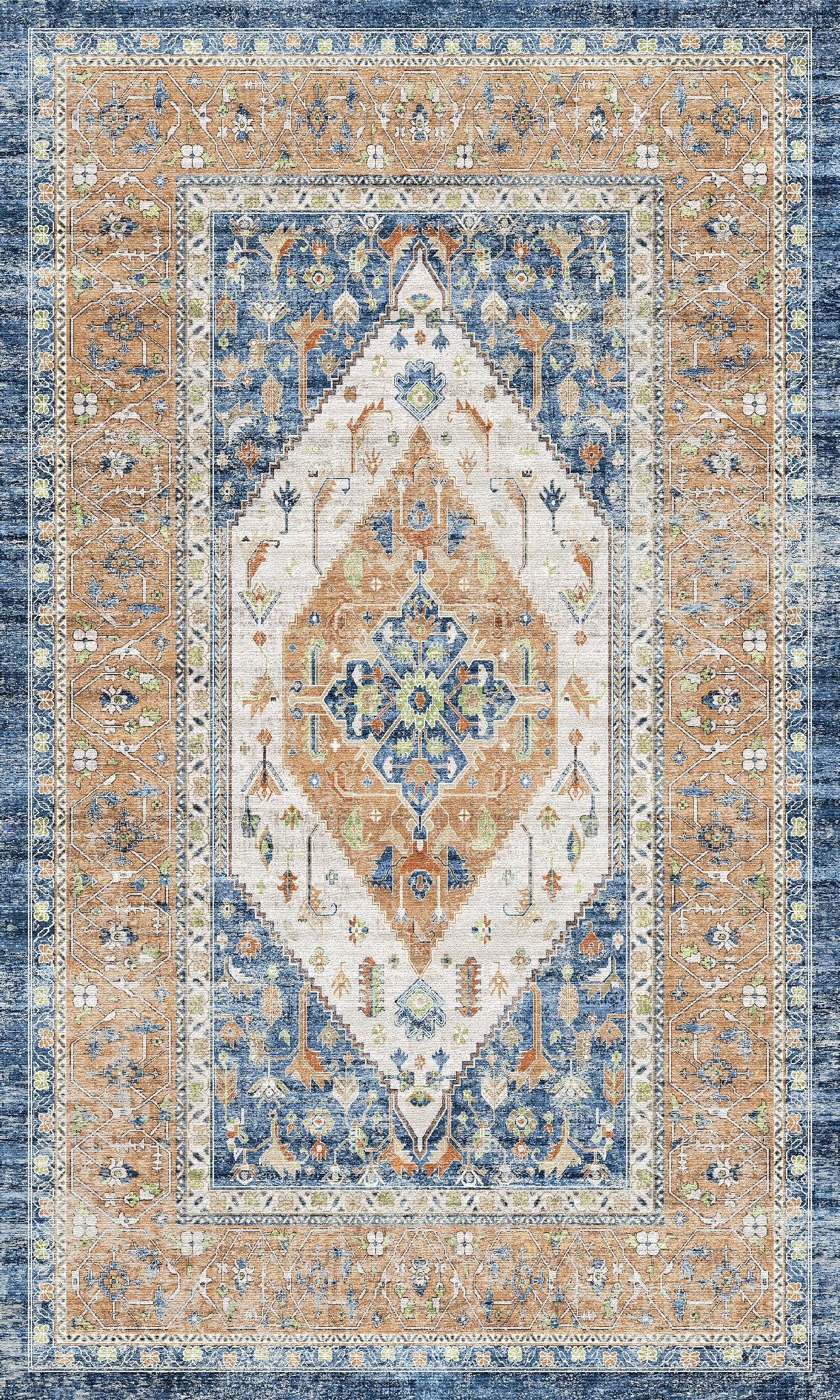 Emme Vintage Medallion Rug