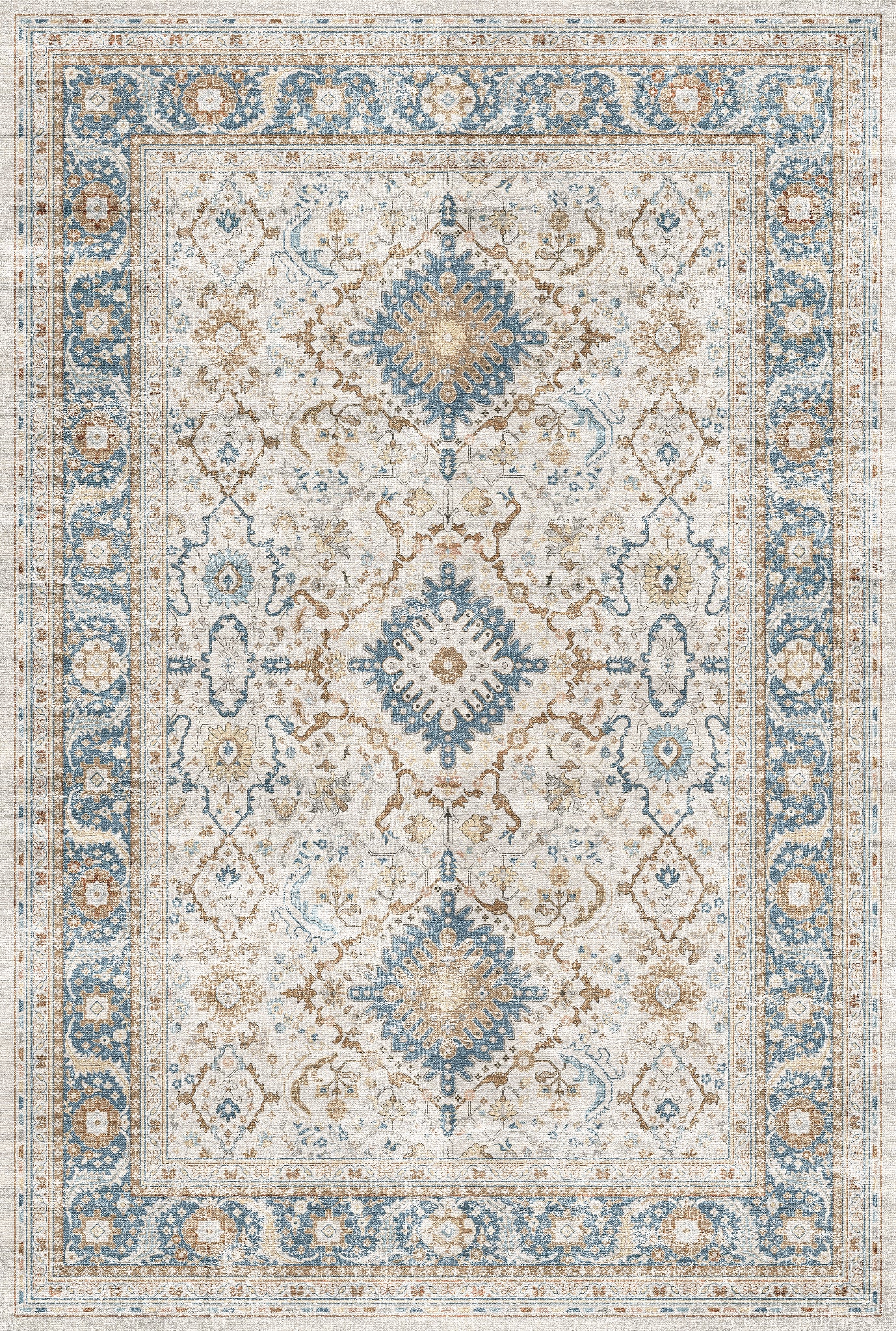 Bethany Vintage-Medaillon-Teppich