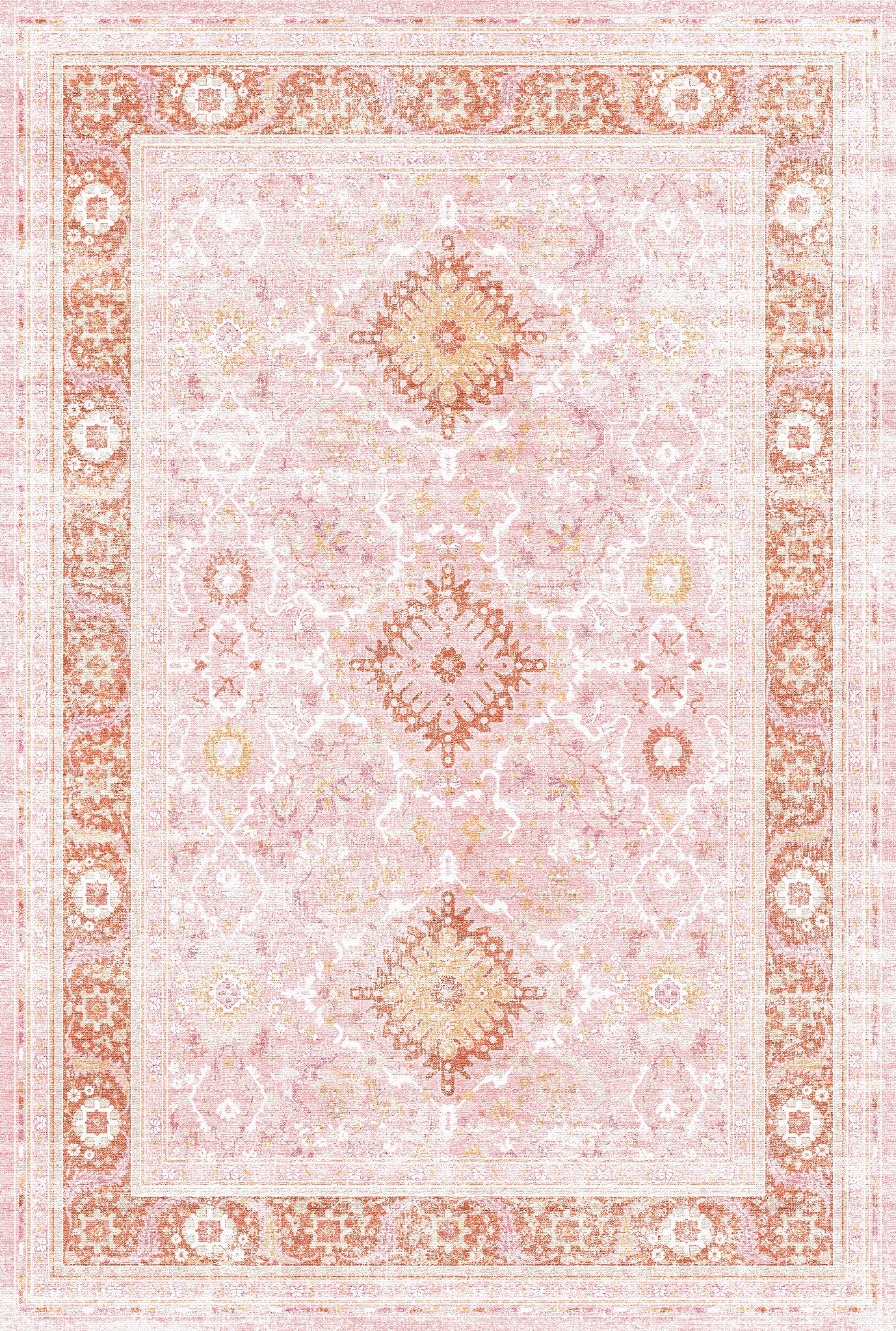 Bethany Vintage-Medaillon-Teppich