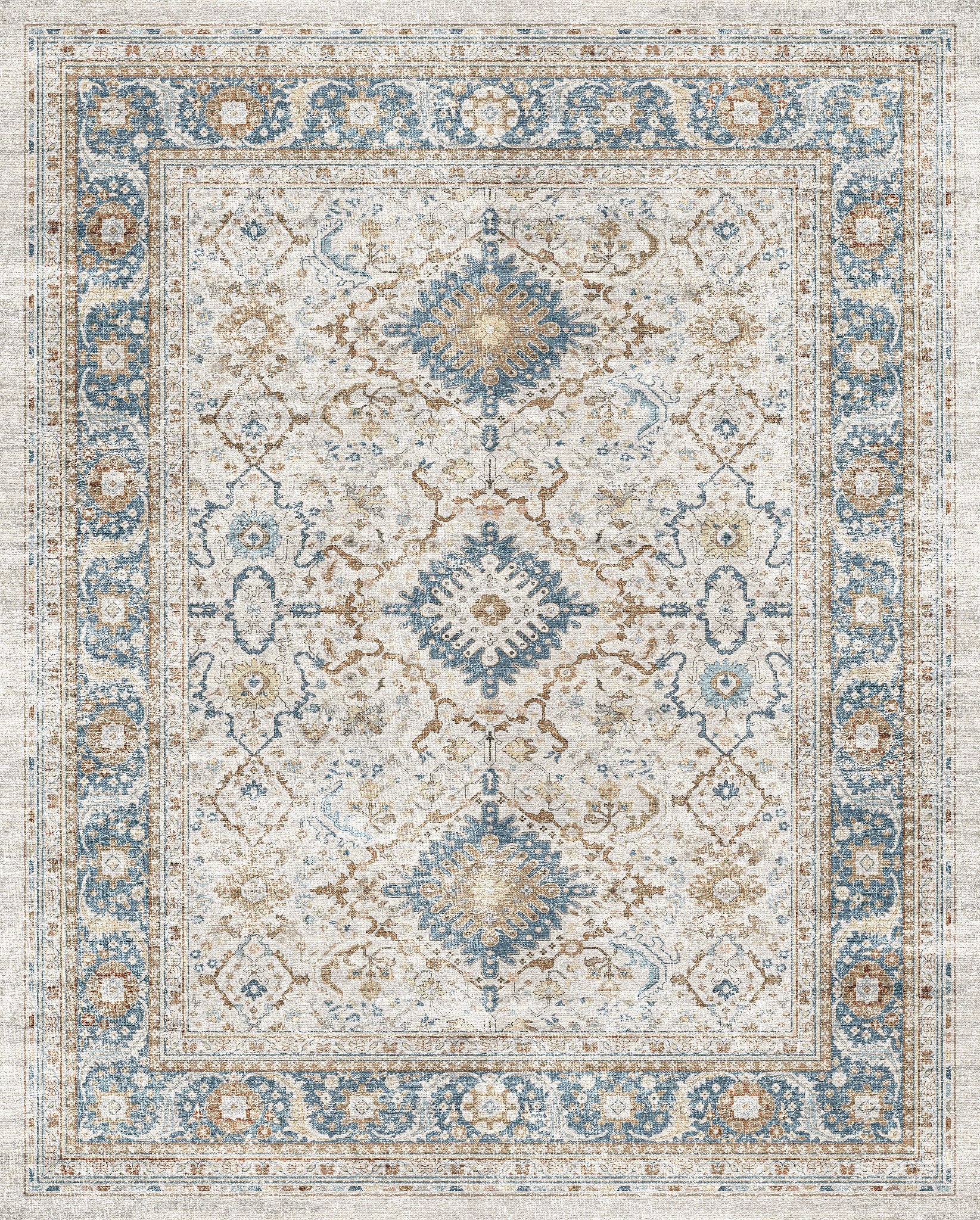 Bethany Vintage-Medaillon-Teppich