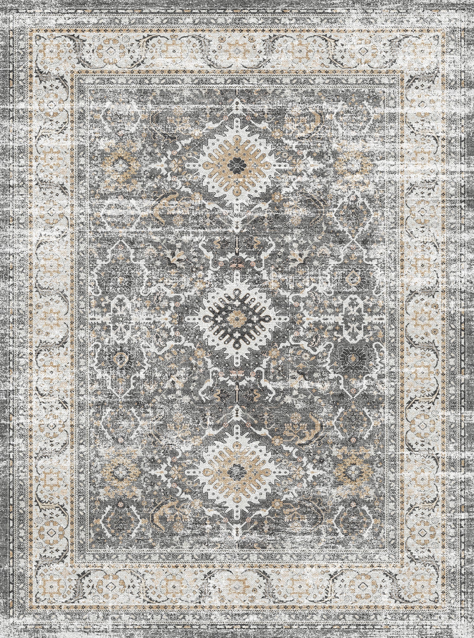Bethany Vintage-Medaillon-Teppich