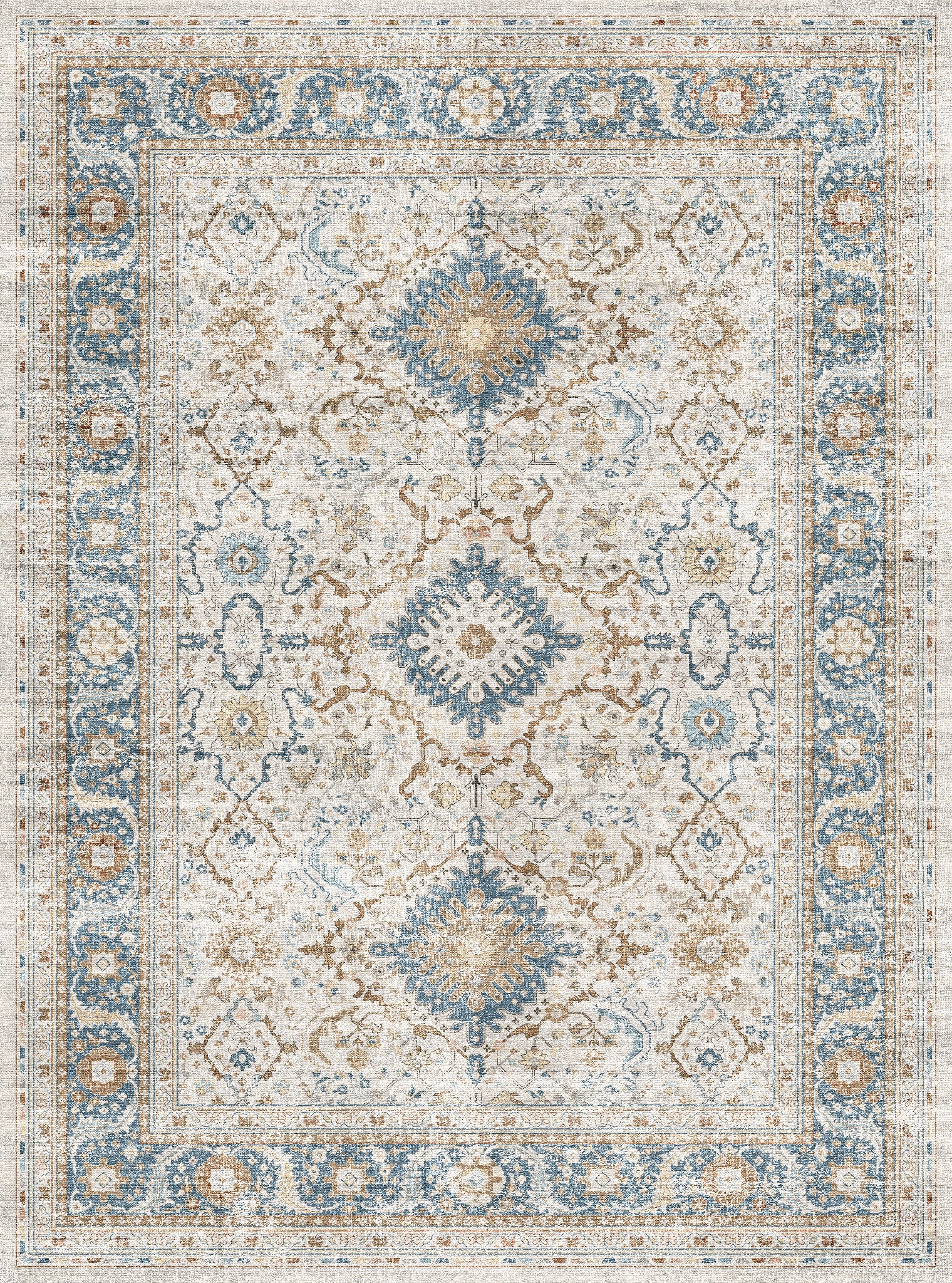 Bethany Vintage-Medaillon-Teppich