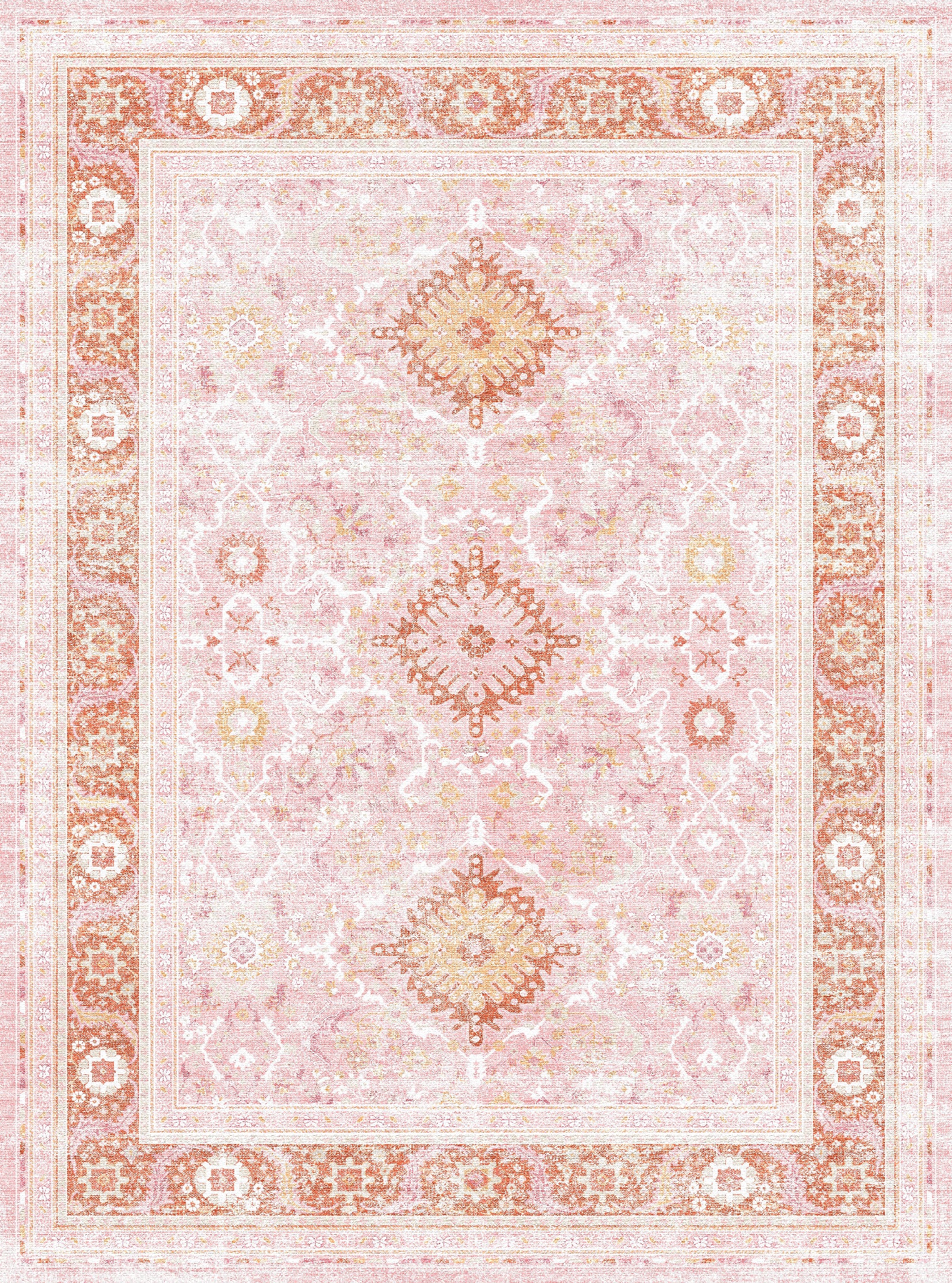 Bethany Vintage-Medaillon-Teppich