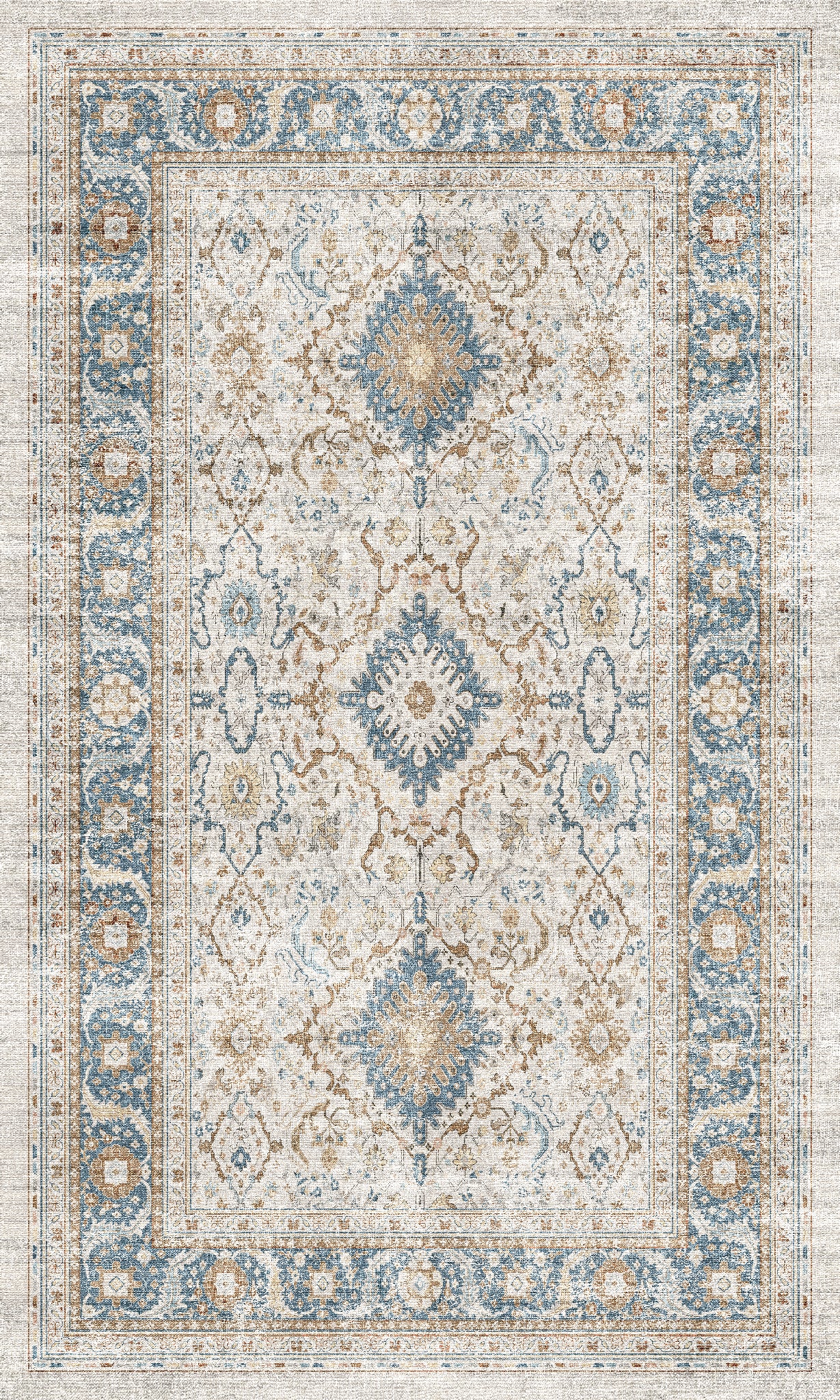 Bethany Vintage-Medaillon-Teppich