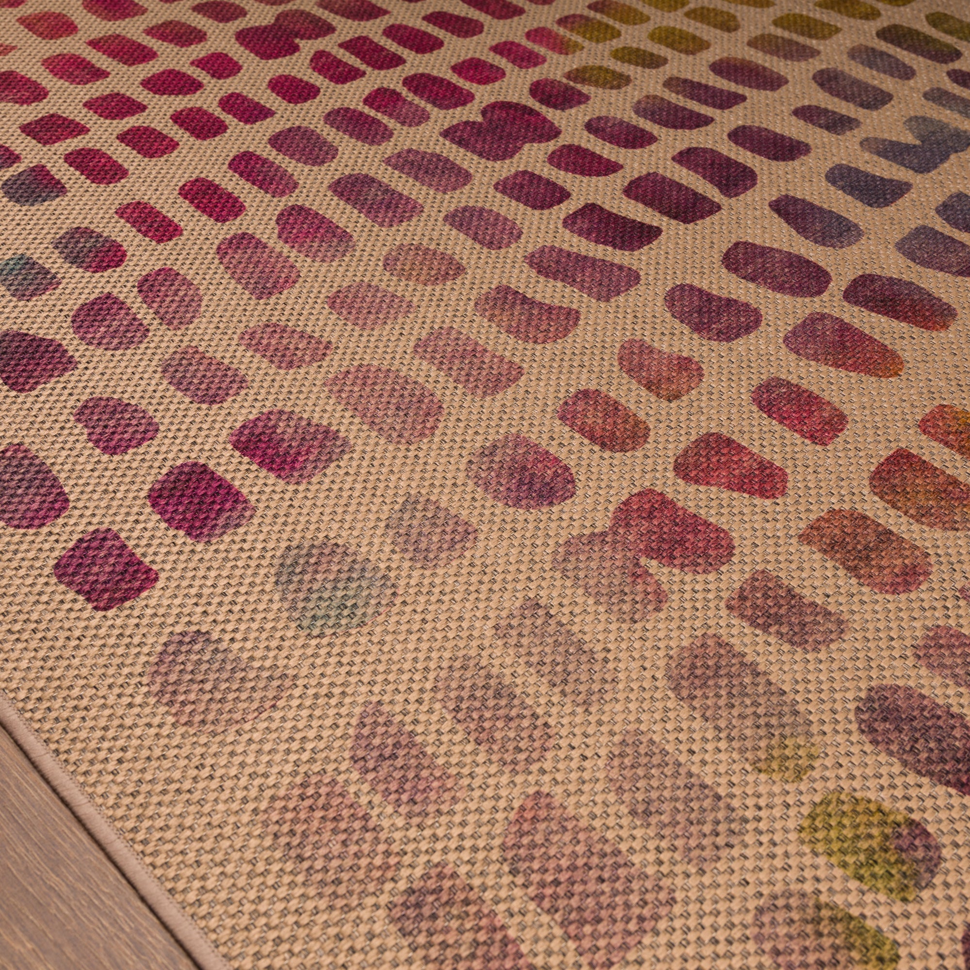 Antonia Abstract Dot Outdoor Rug – Multicolor