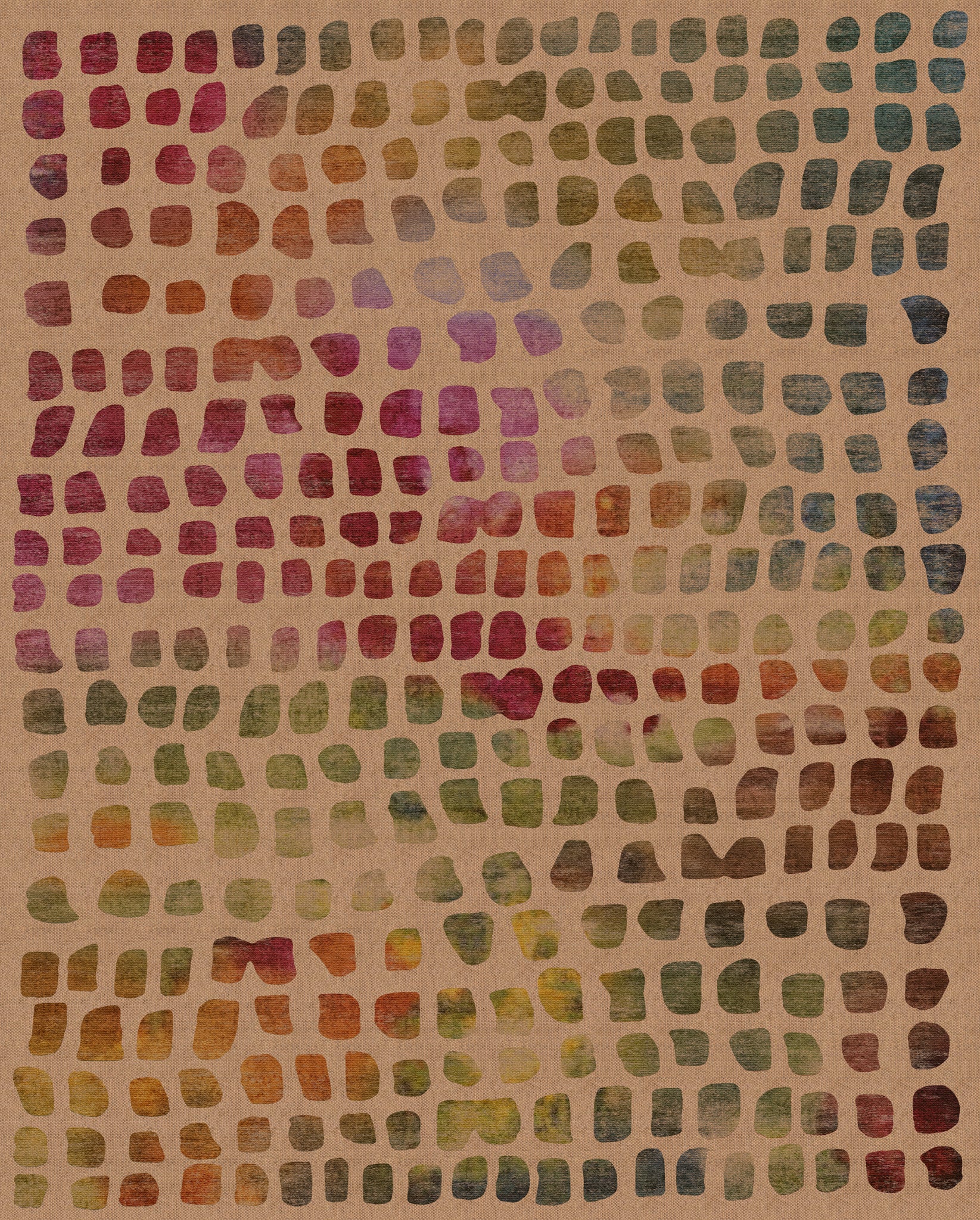 Antonia Abstract Dot Outdoor Rug – Multicolor – 245x305