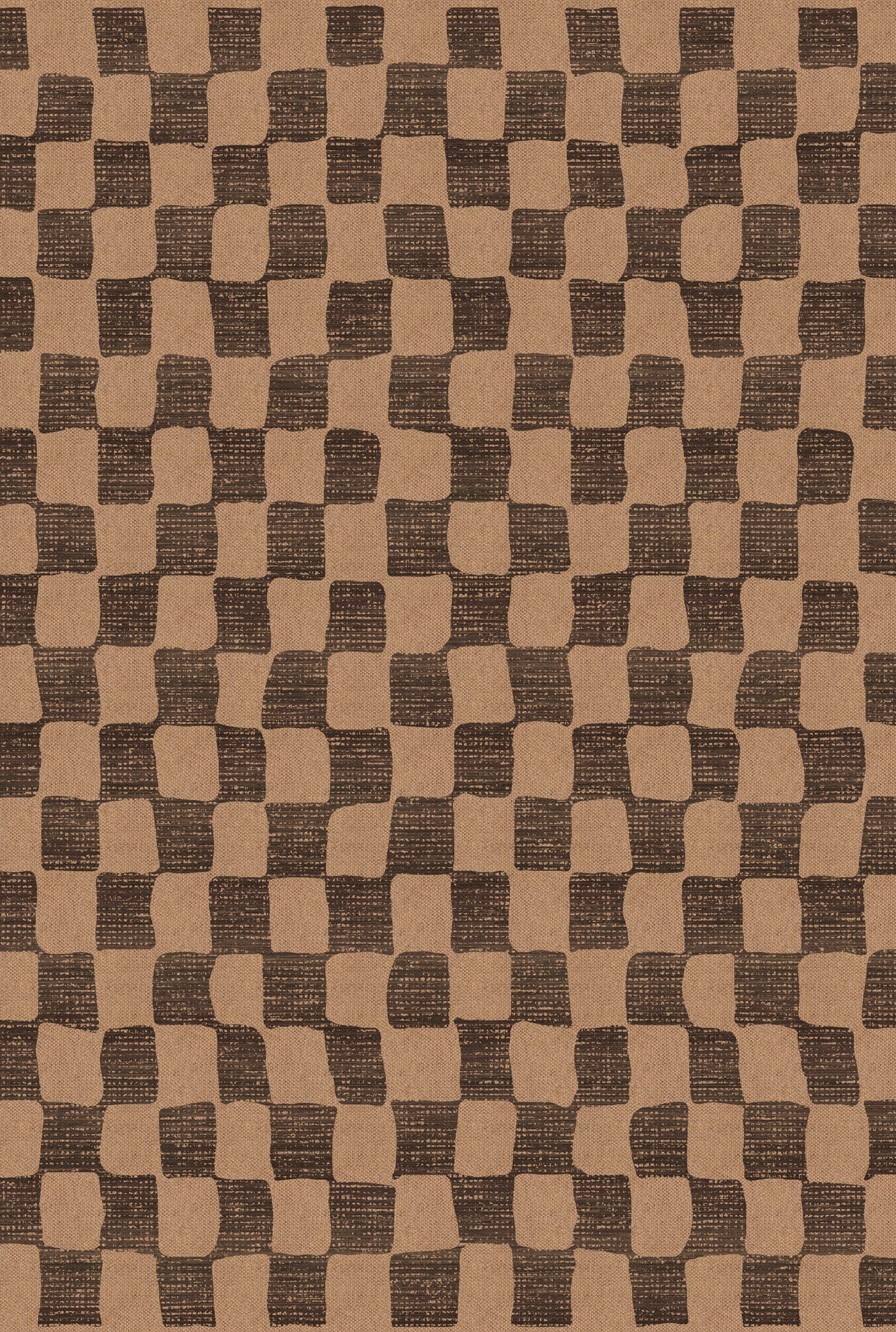 Tony Checkered Outdoor Rug – Charcoal – 185x275