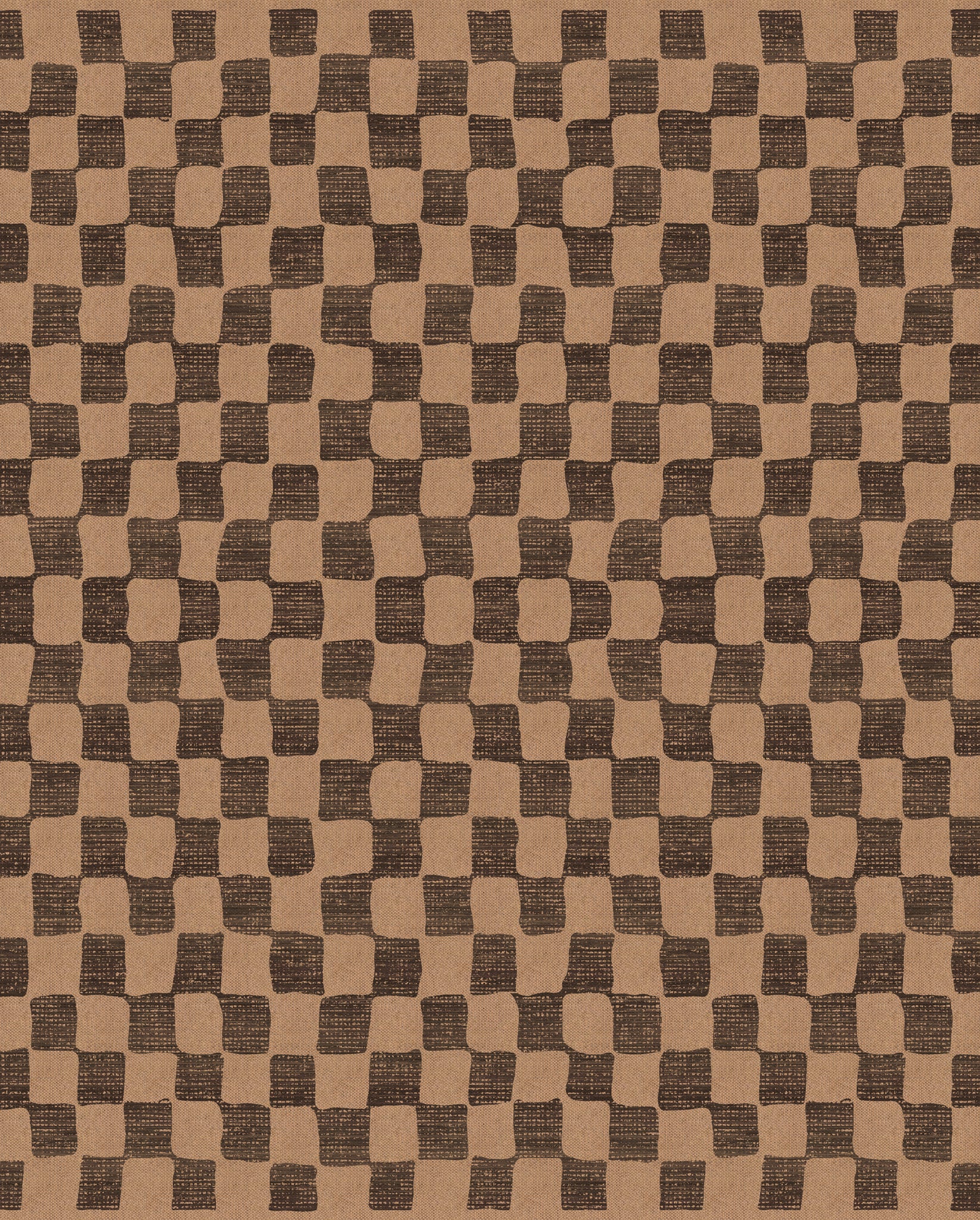 Tony Checkered Outdoor Rug – Charcoal – 245x305