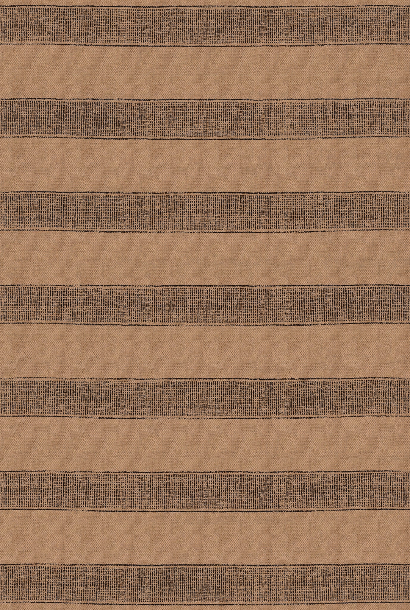 Annie Textured Stripe Outdoor Rug – Black – 185x275