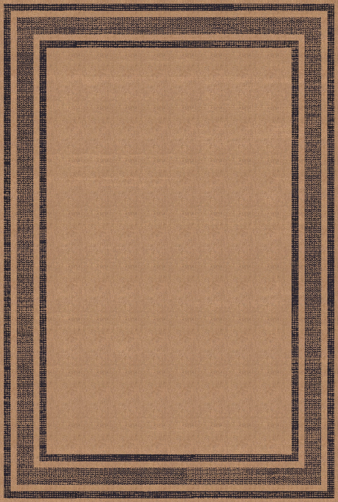 Leia Bordered Geometric Outdoor Rug – Navy – 185x275