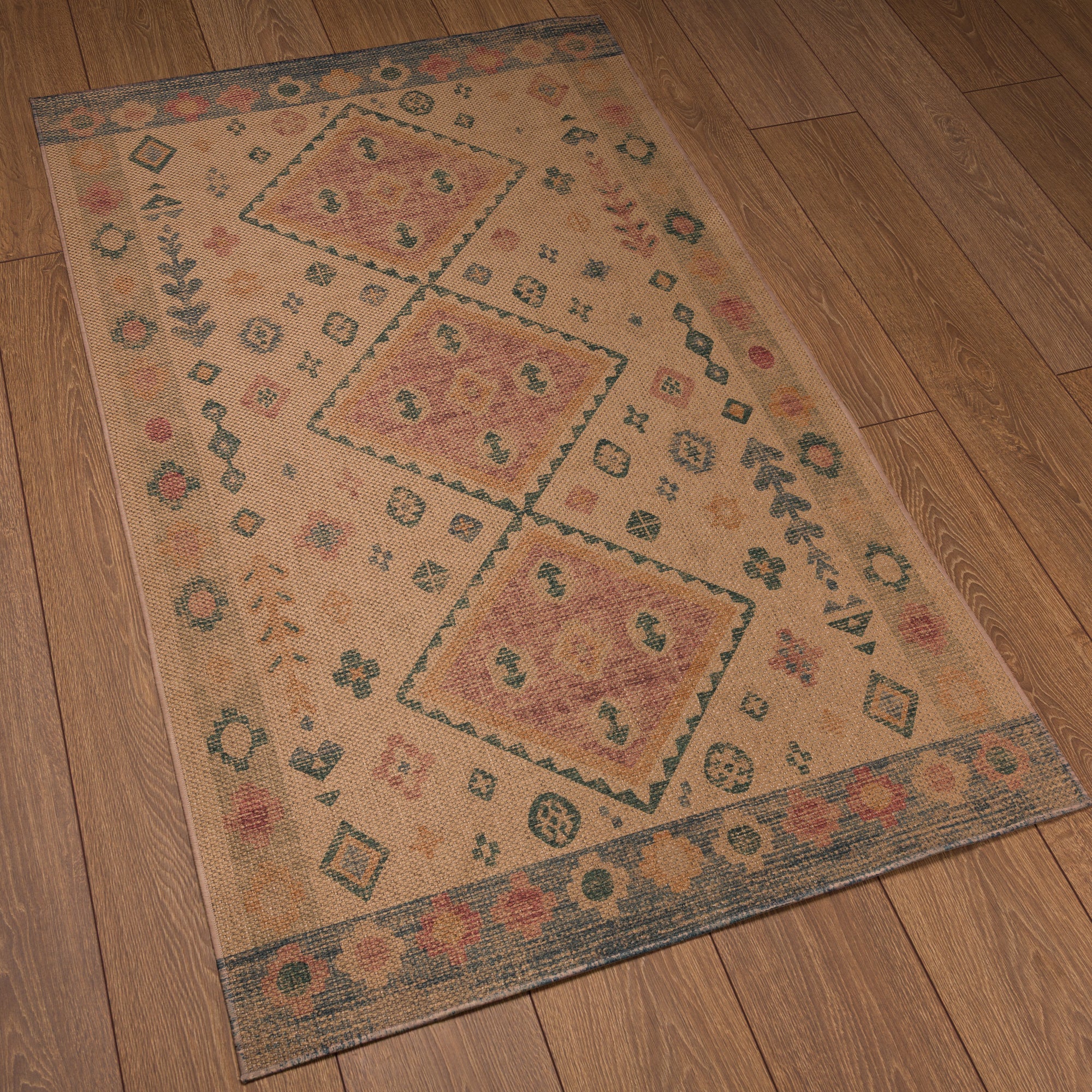 Mae Tribal Diamond Outdoor Rug – Multicolor