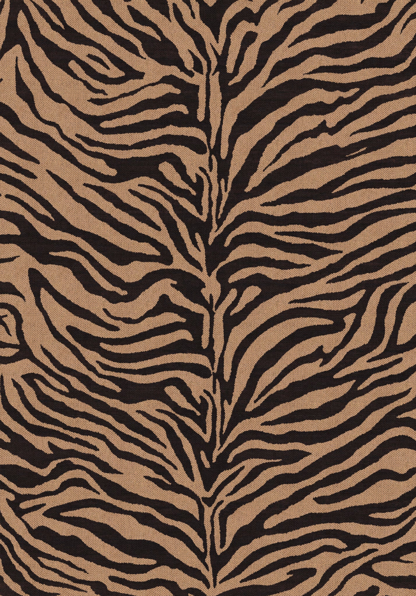 Kiley Zebra Stripe Outdoor Rug – Brown – 150x215