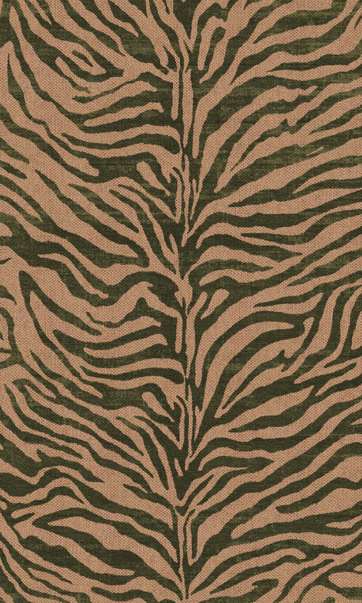 Kiley Zebra Stripe Outdoor Rug – Green – 90x150
