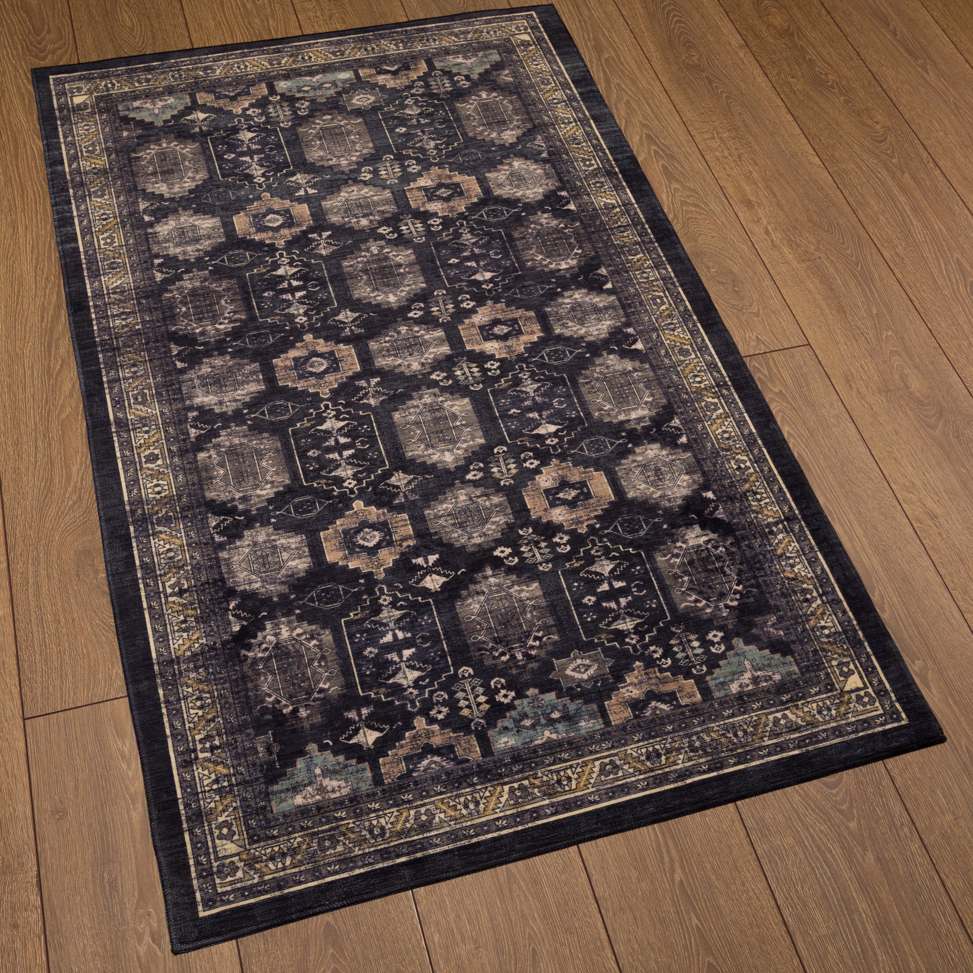Asher Geometrischer Medaillon-Teppich