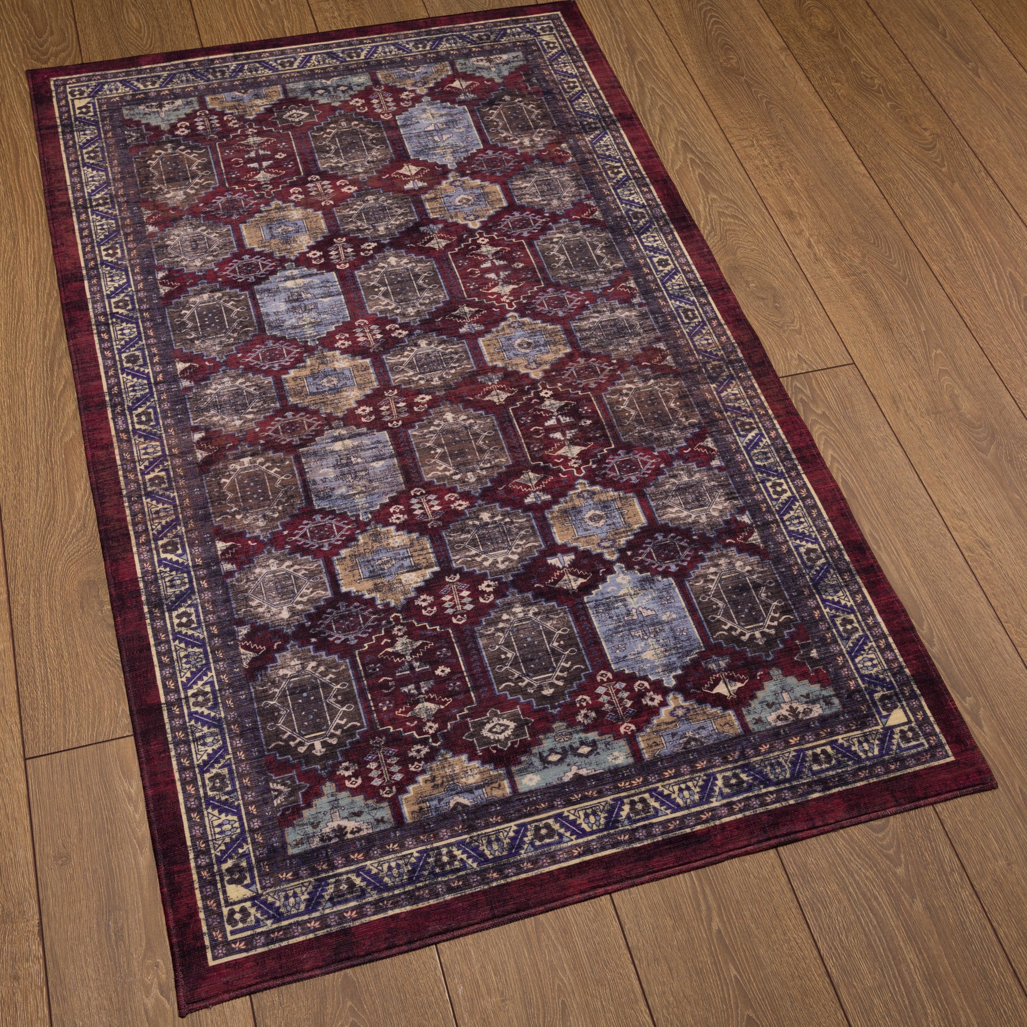 Asher Geometrischer Medaillon-Teppich