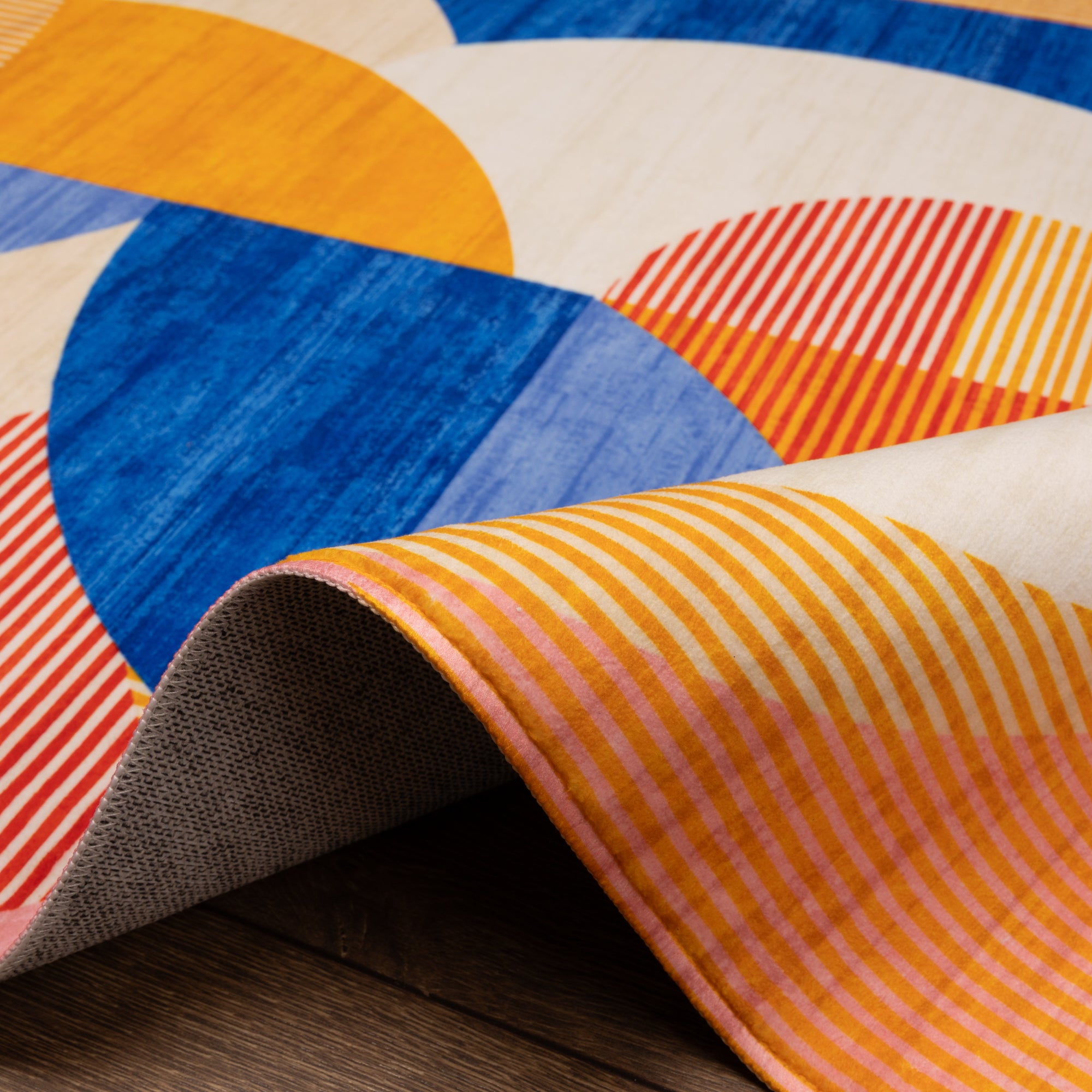 Iver Abstract Geometric Rug