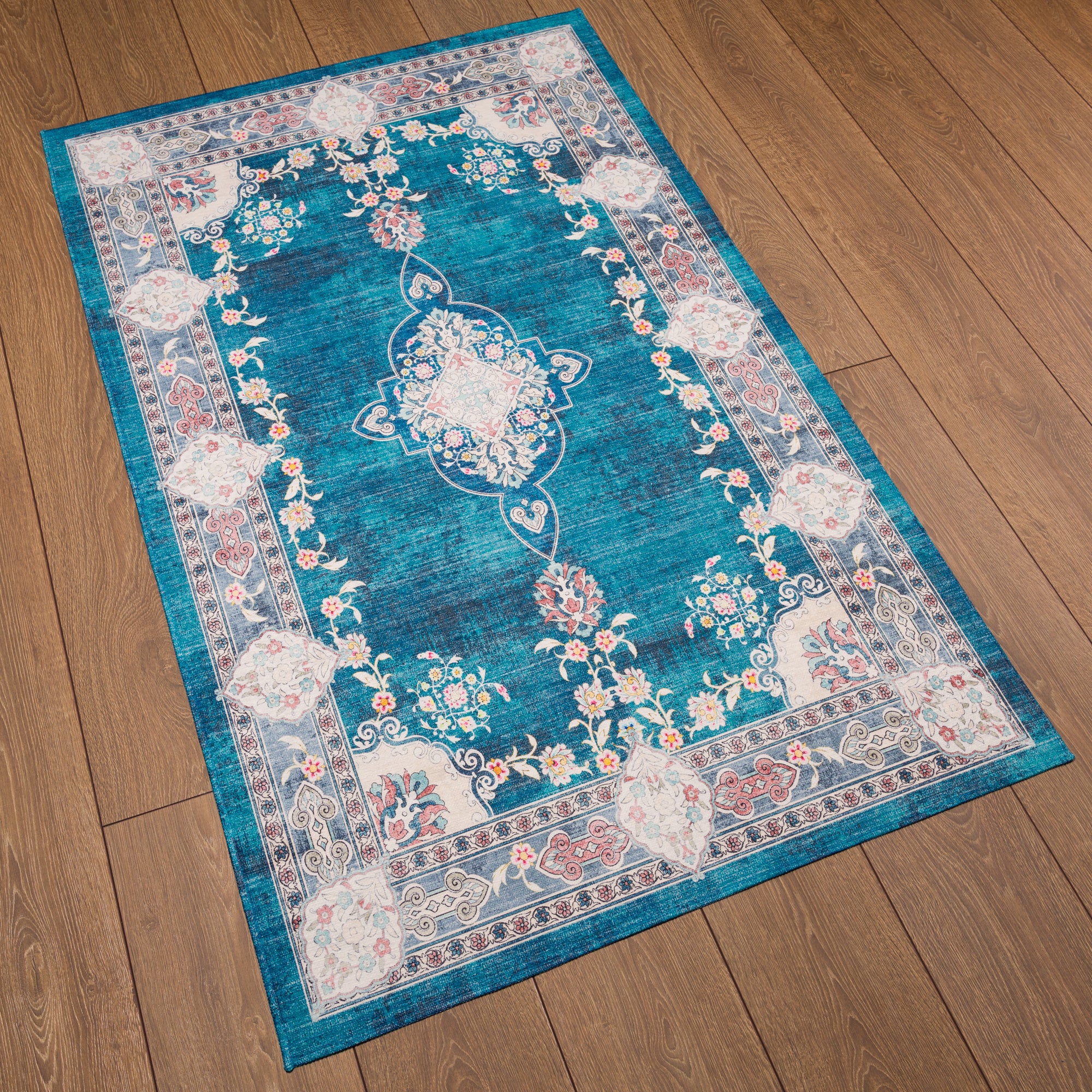 Maris Floral Medallion Design Rug