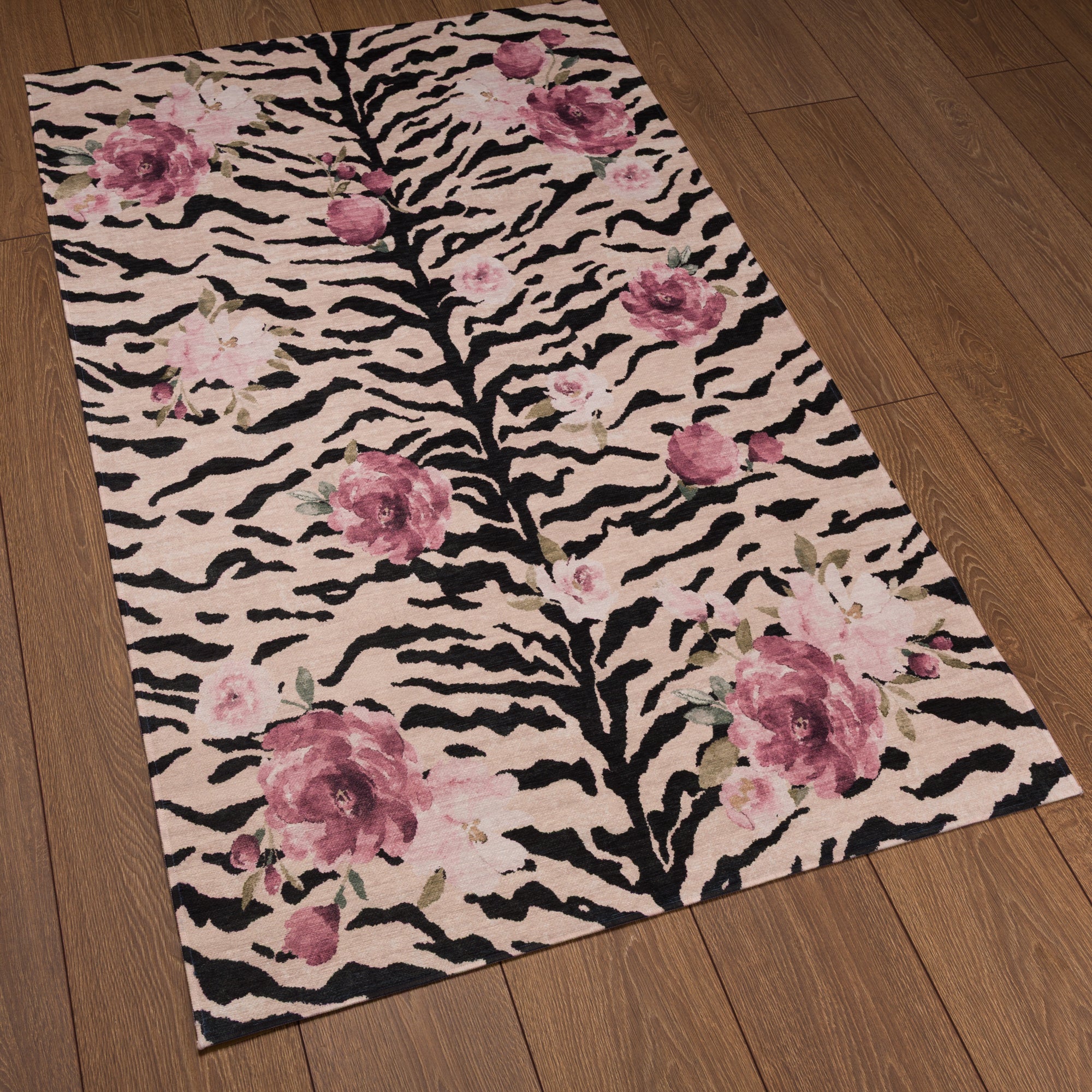 Tessa Gėlių zebro rašto kilimas