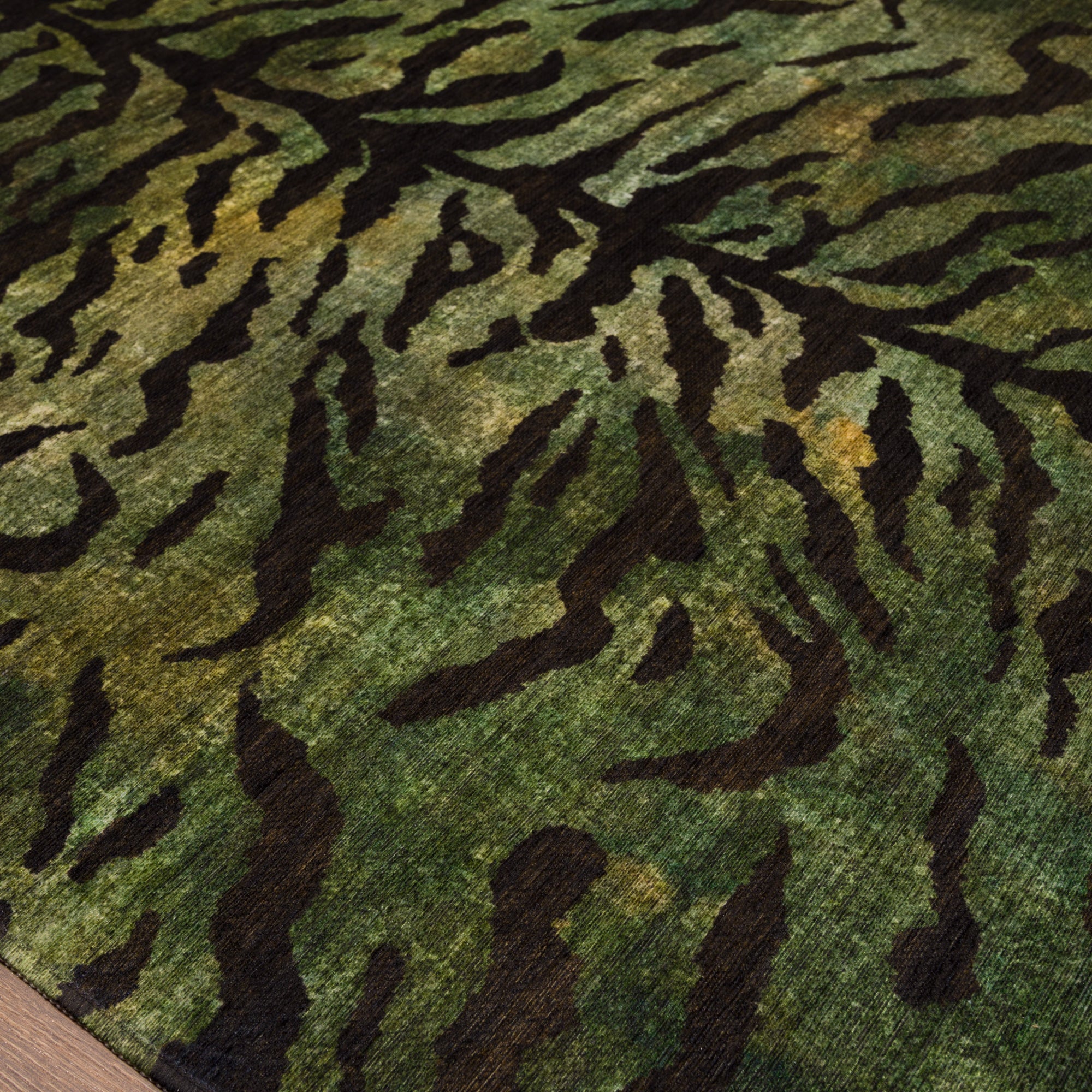 Ines Modern Tiger Print Rug