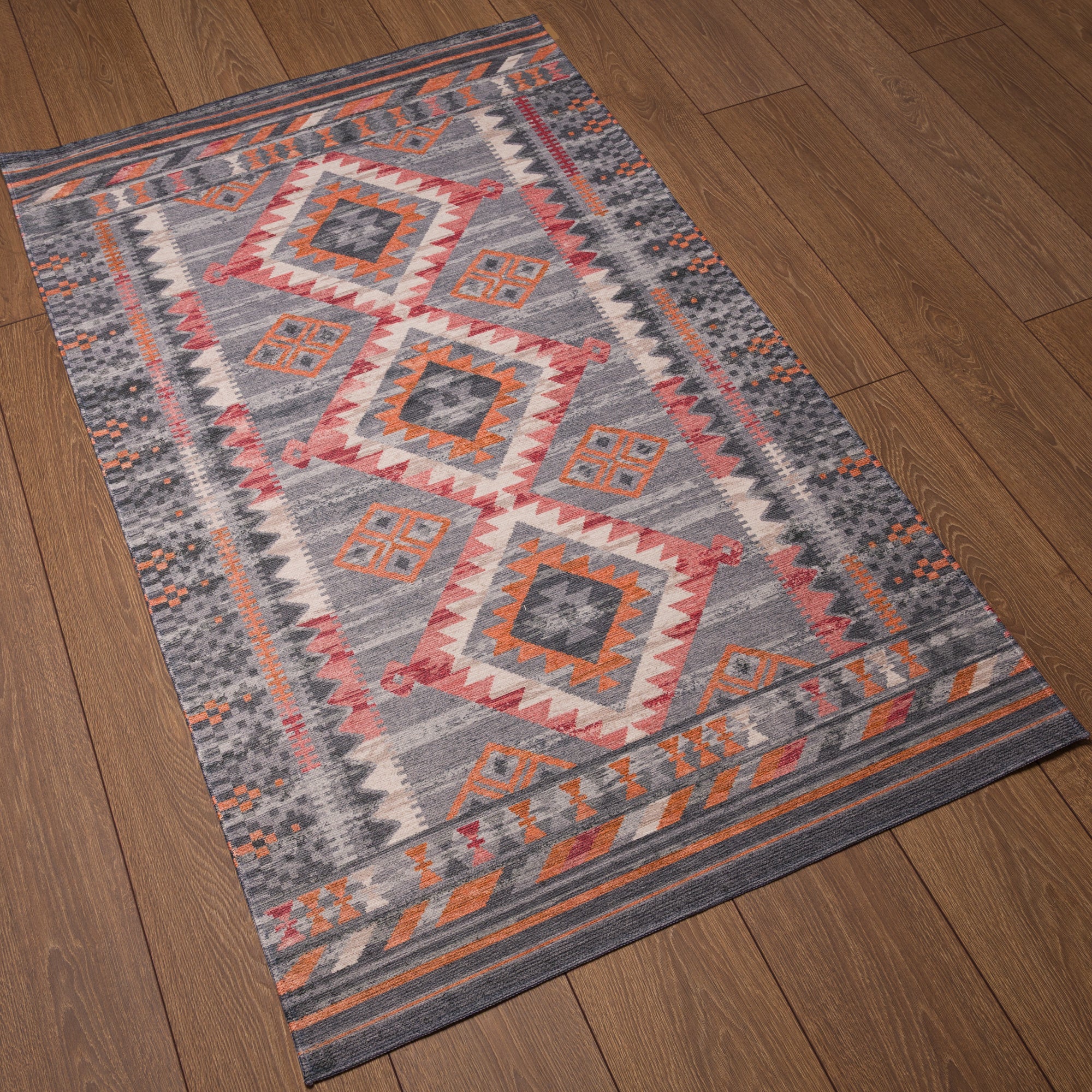 Suri Tribal Geometric Rug