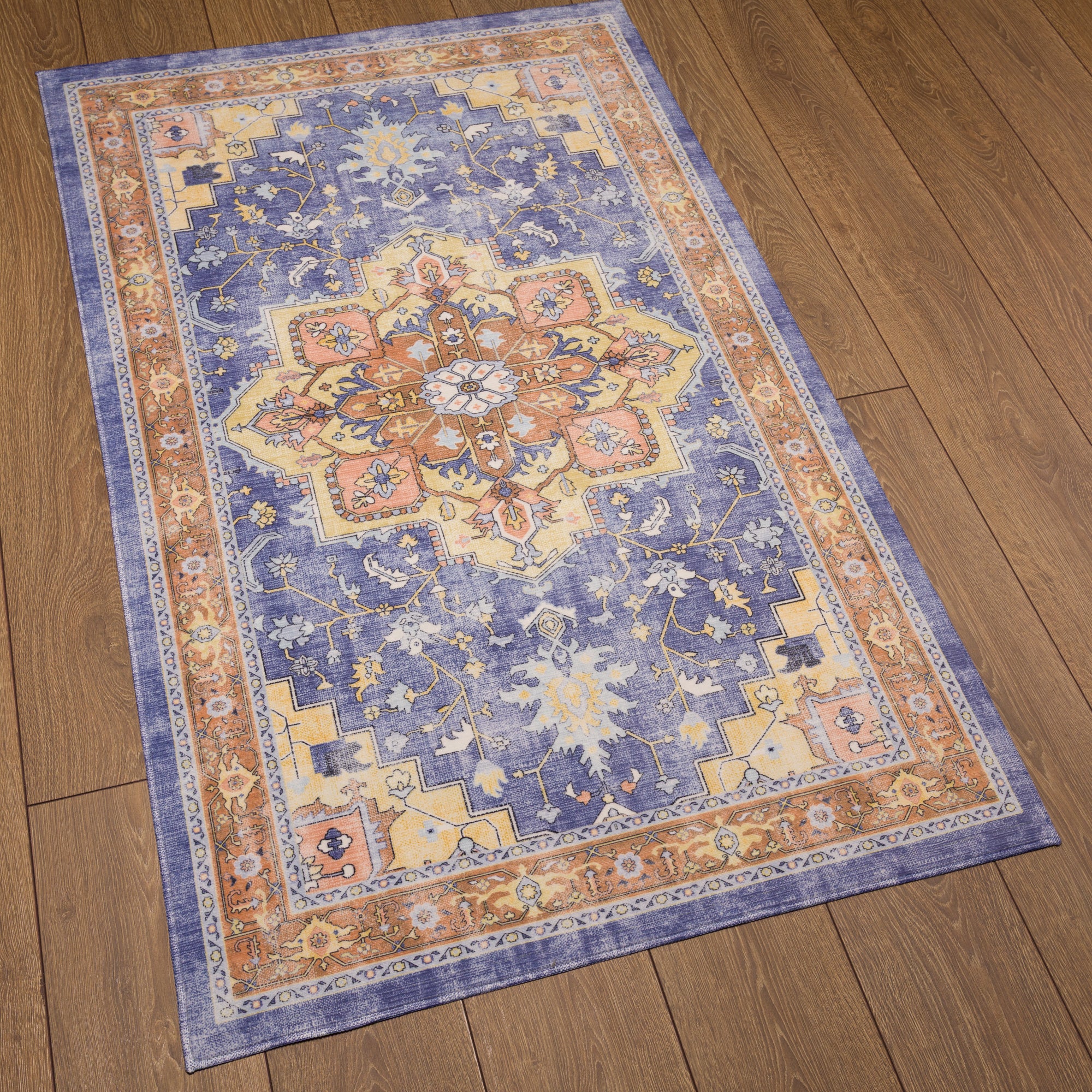 Alora Tapis À Médaillon Ornemental