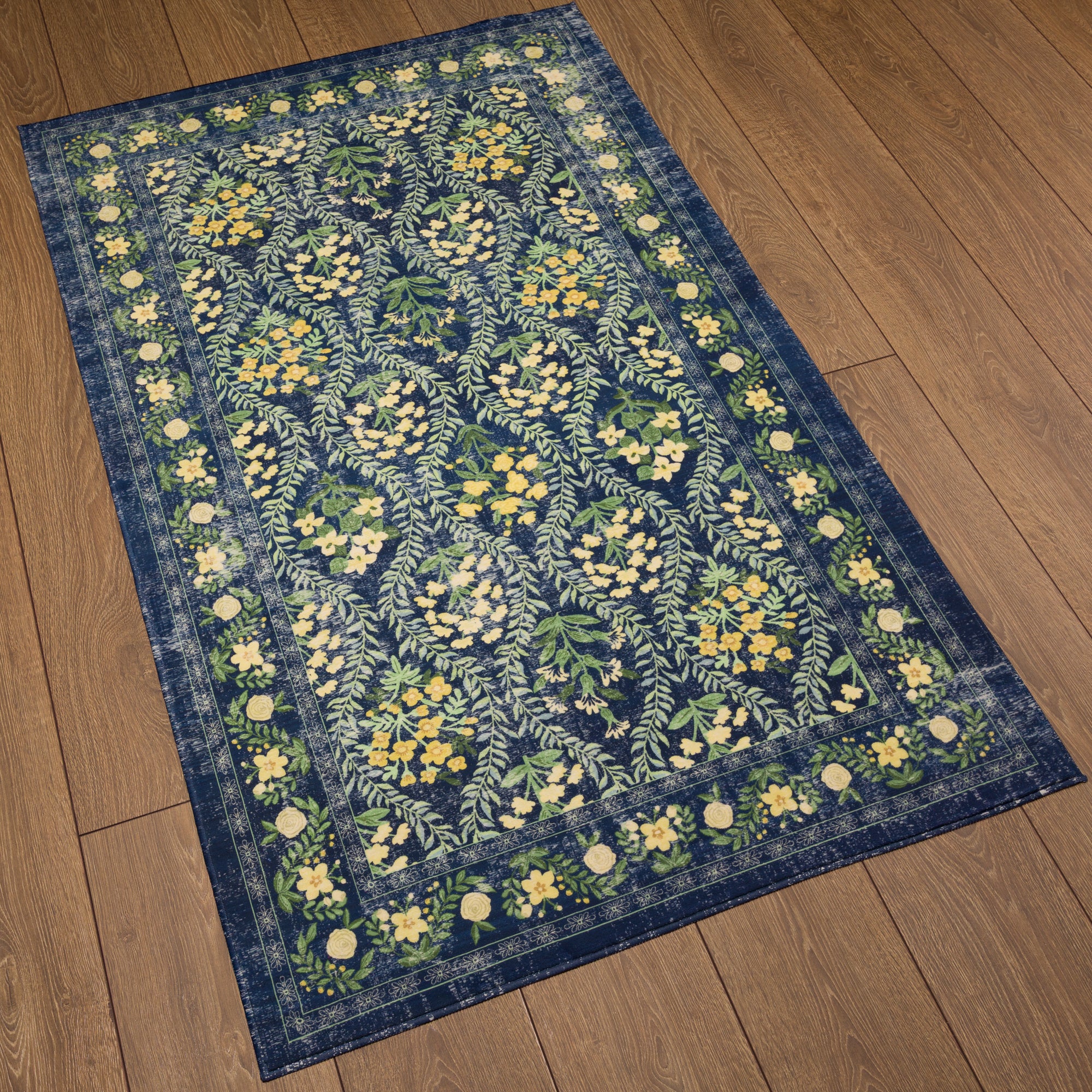Nolia Tapis Vintage À Motifs Floraux
