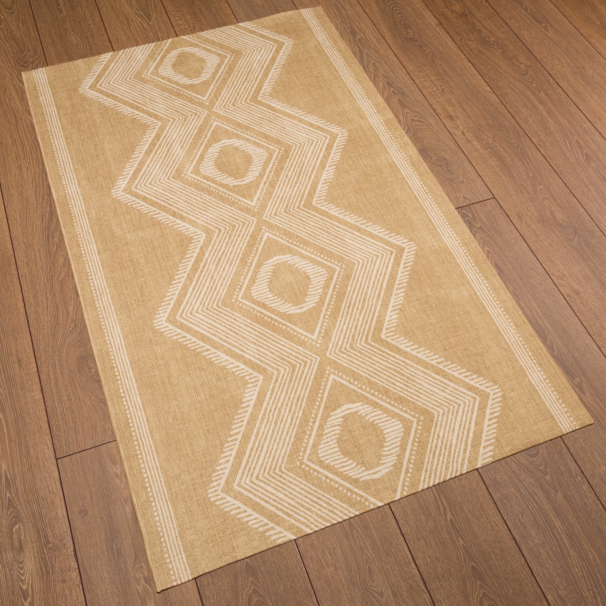 Ollie Geometric Diamond Rug