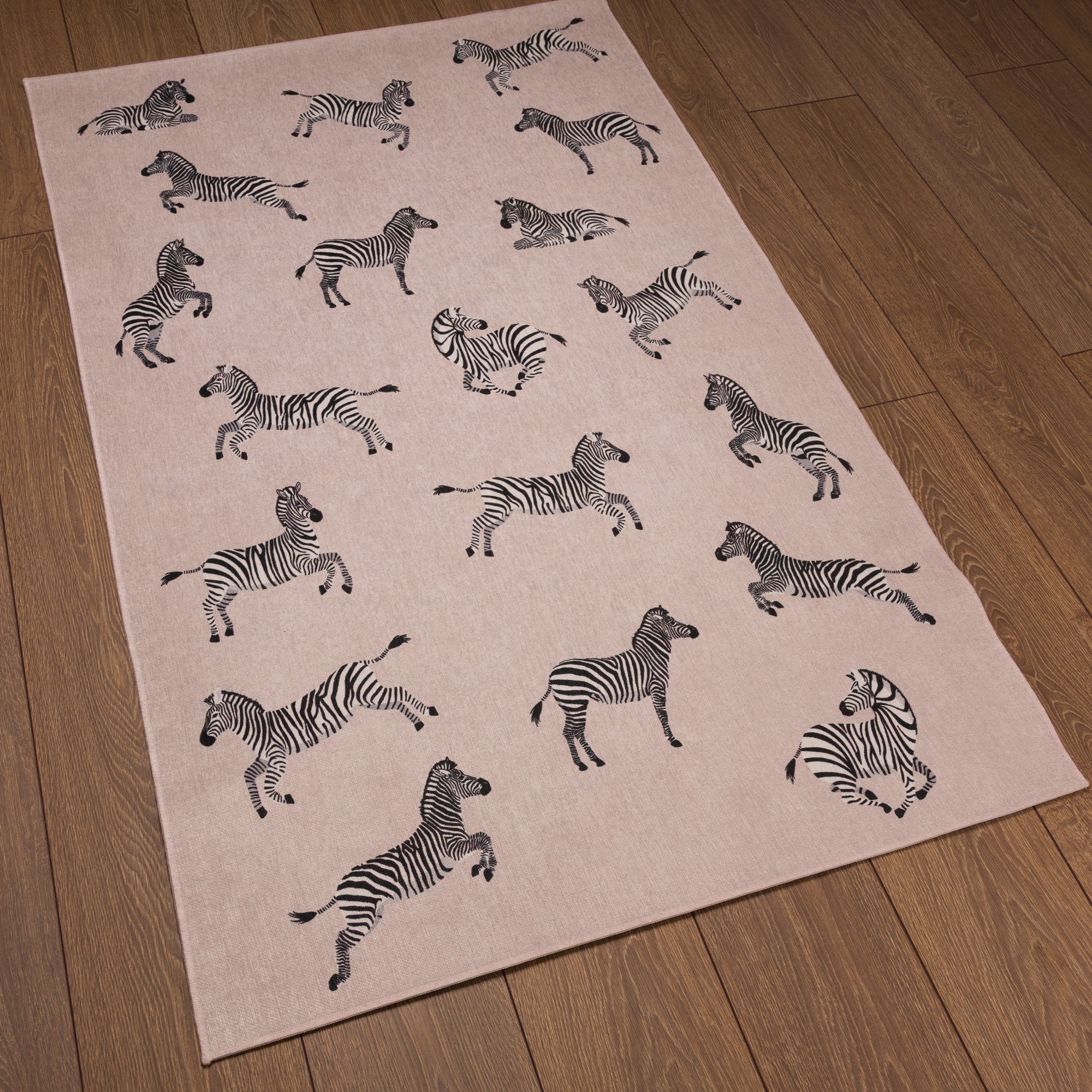 Riley Zebra Print Pattern Rug