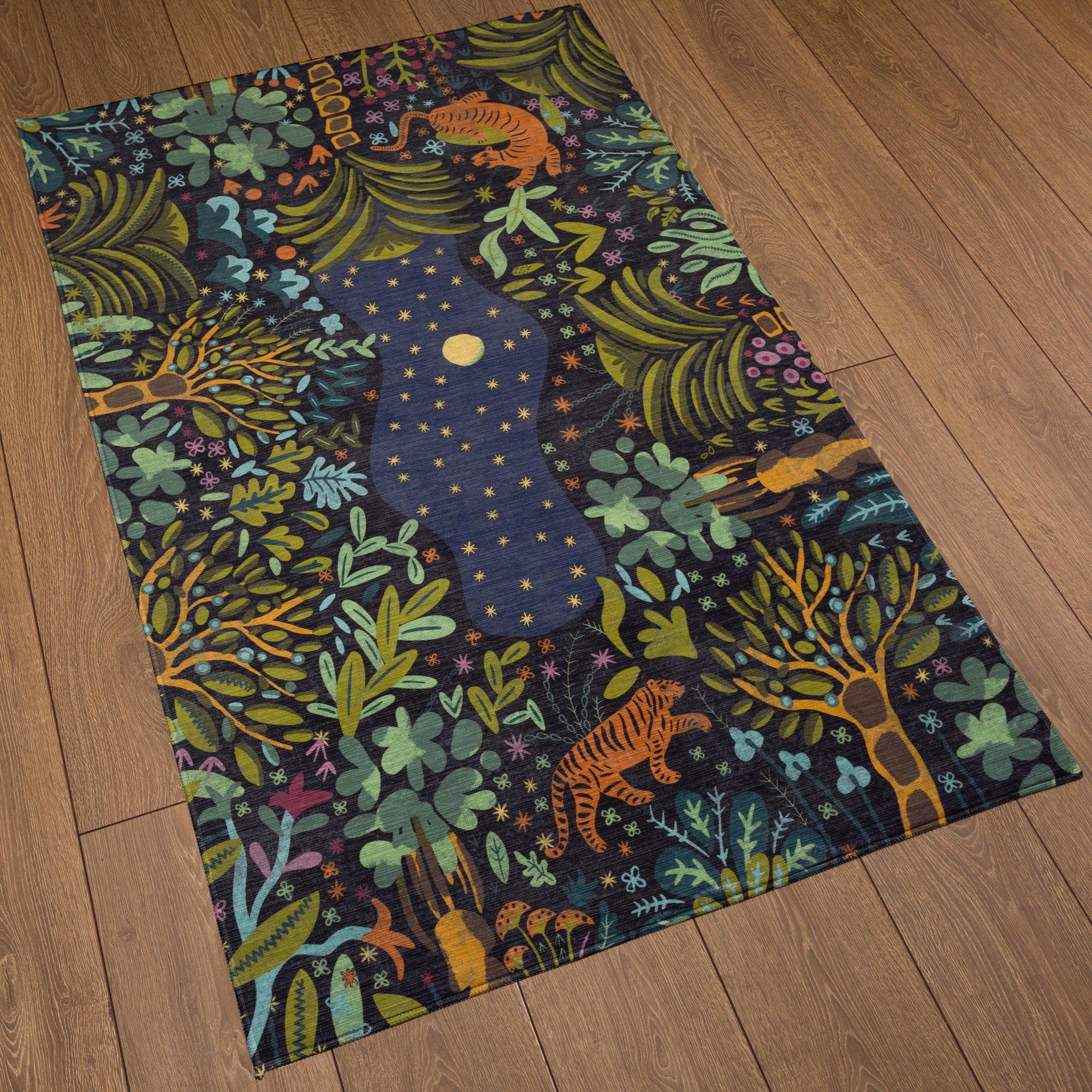 Liora Tapis D'Inspiration Naturelle Forestière