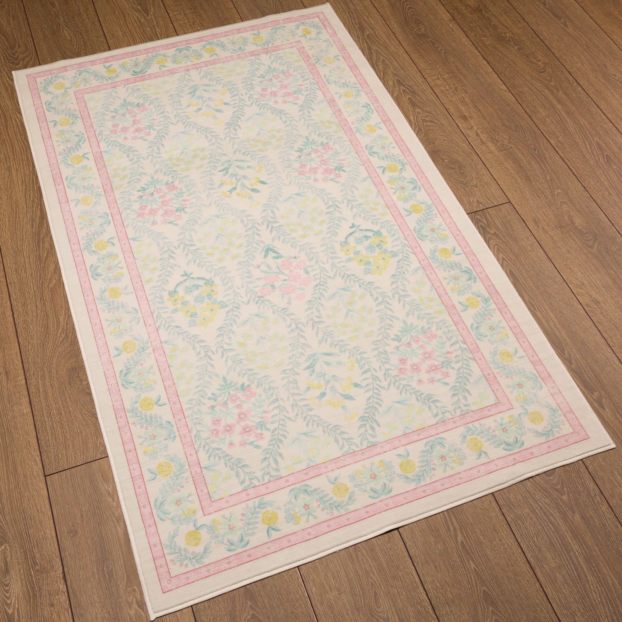 Nolia Tapis Vintage À Motifs Floraux