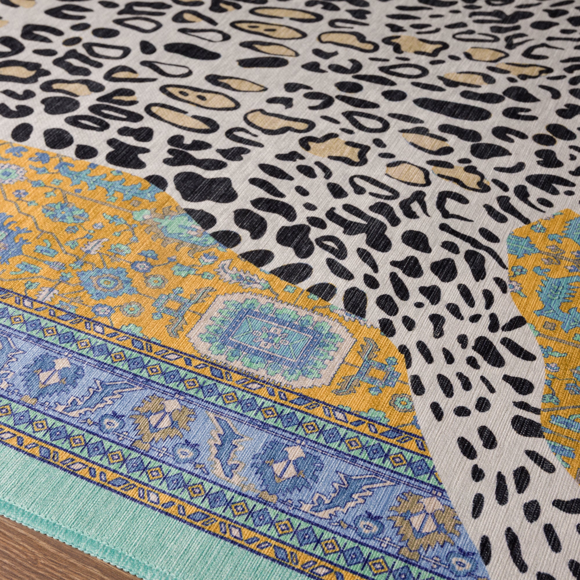 Zev Leopard Animal Print Rug