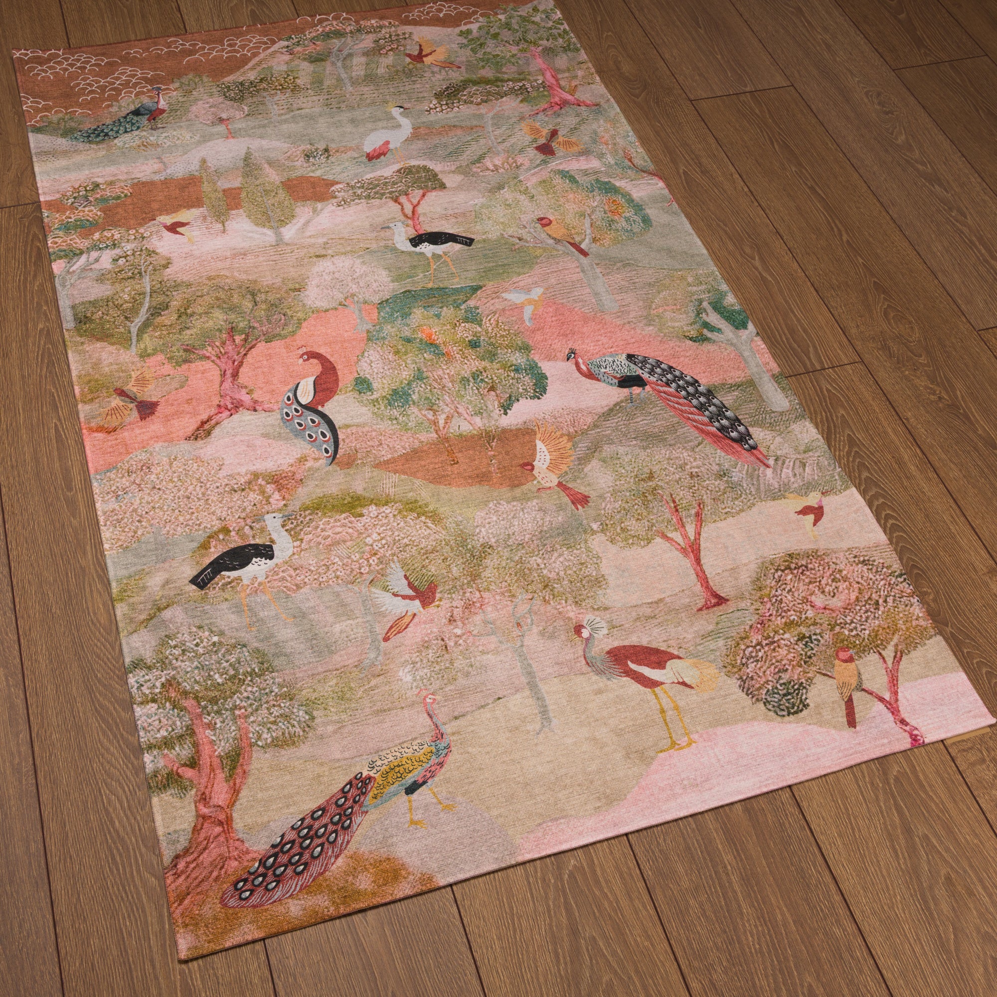 Elodie Vintage Scenic Garden Rug