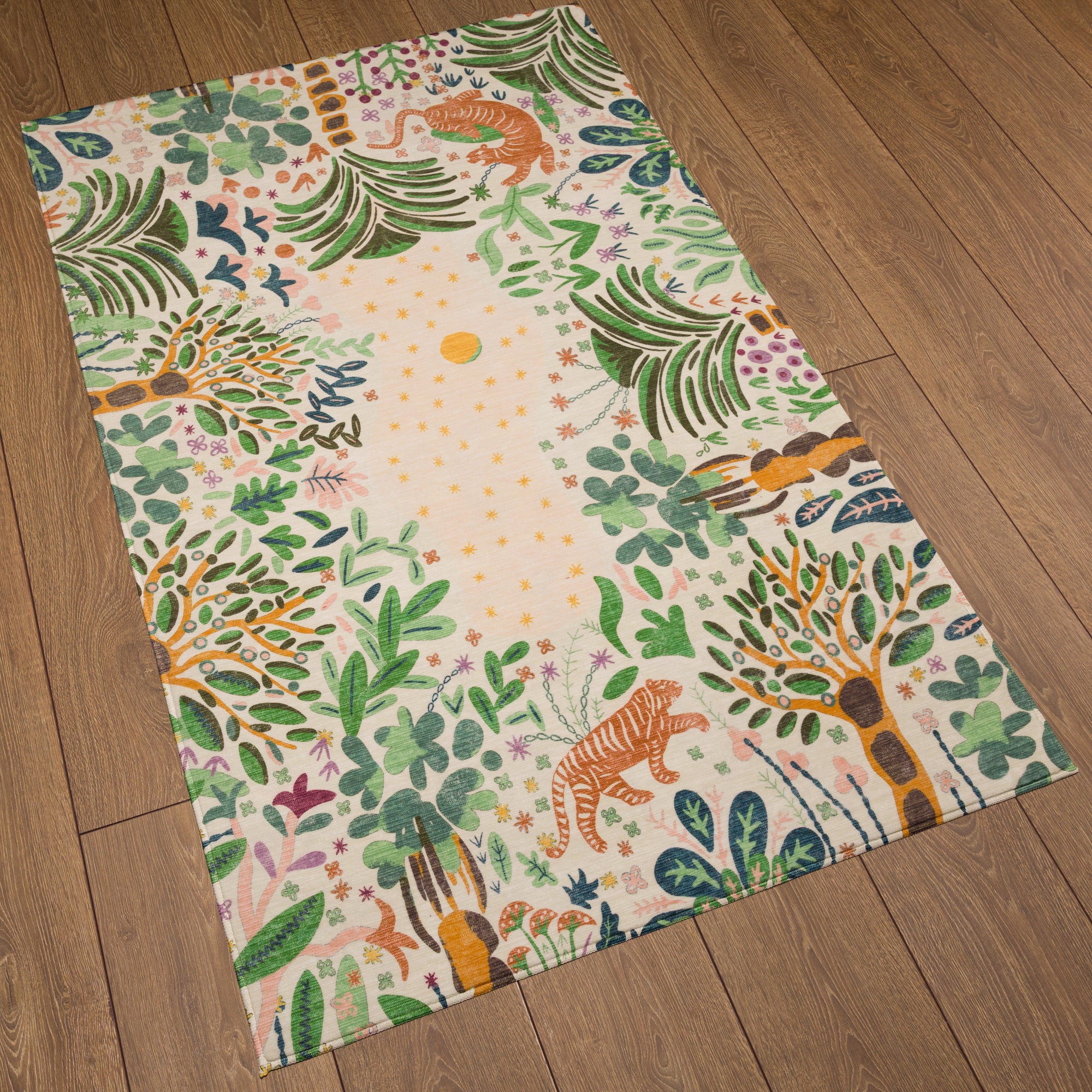 Liora Tapis D'Inspiration Naturelle Forestière