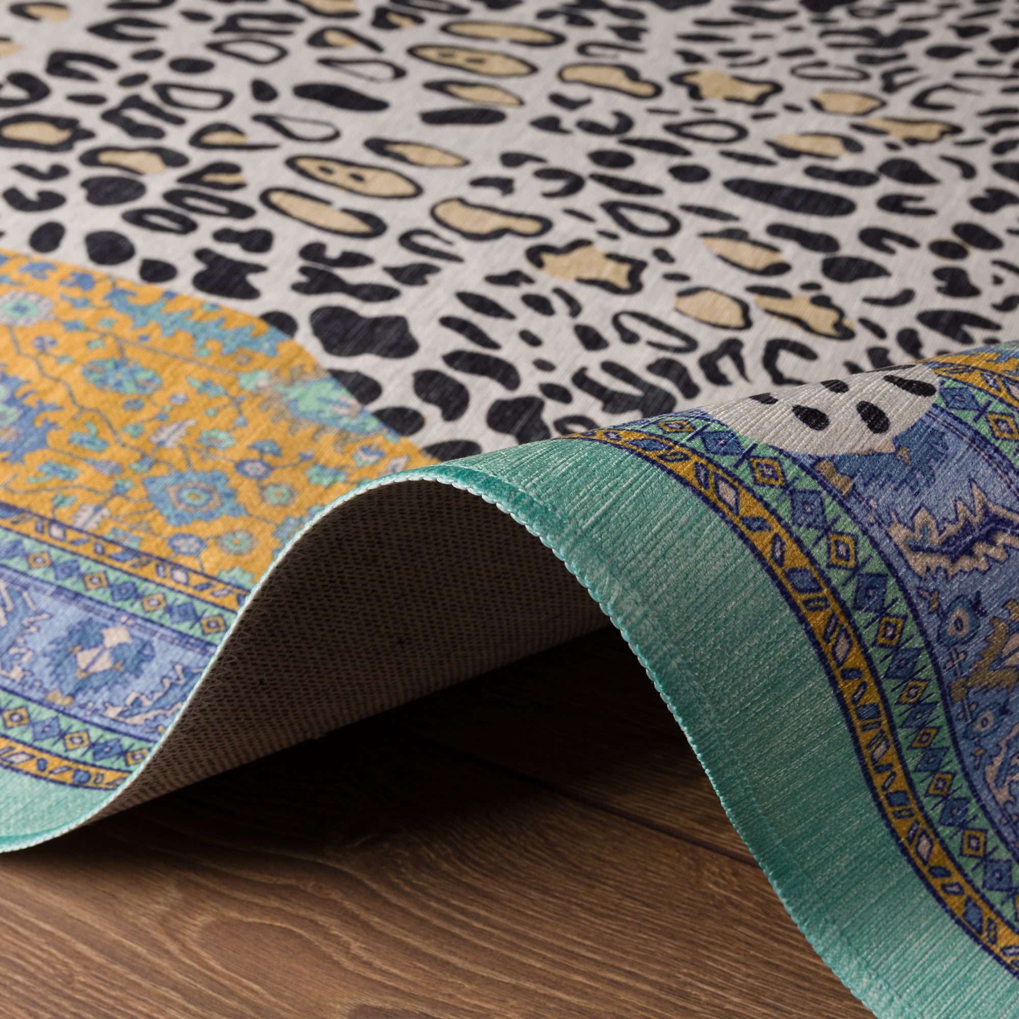 Zev Leopard Animal Print Rug